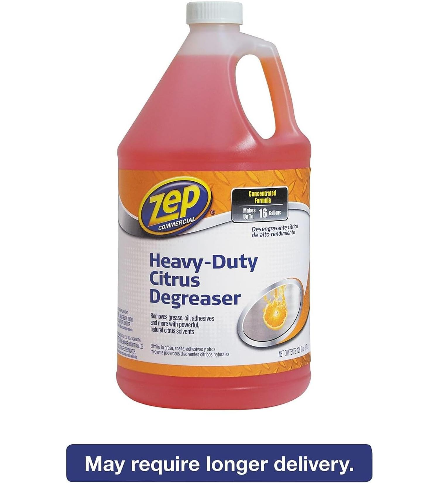 Buy Zep Commercial ZUCIT128 Citrus Scent Cleaner & Degreaser 1 Gallon Bottle for Effective Cleaning | International Shipping Available - Buy Online on GoSupps.com