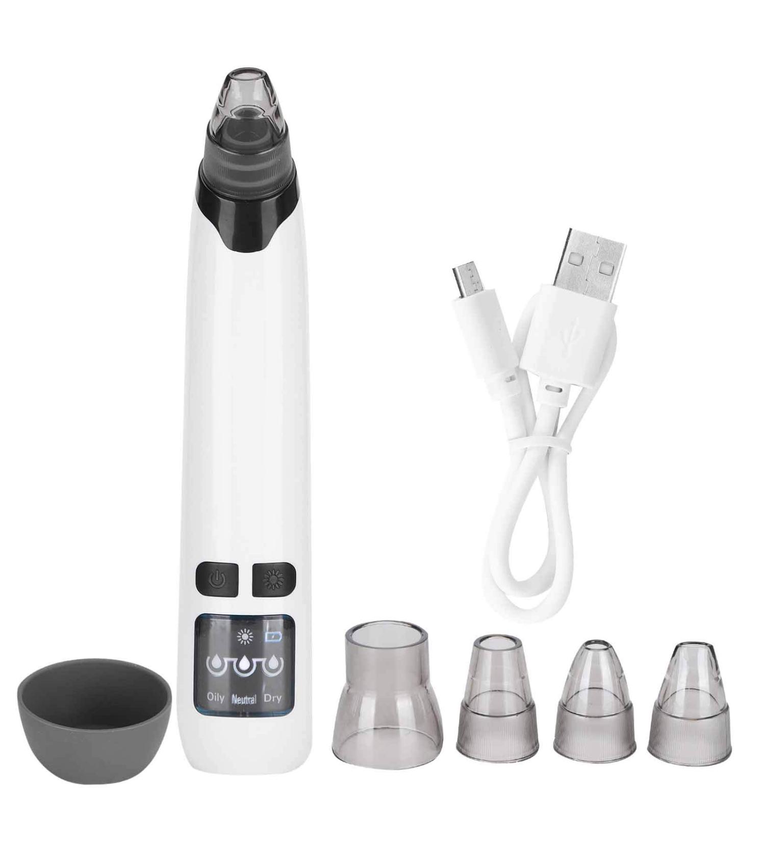 Electric Blackhead Remover & Pore Cleaner Set - Hot Compress Skin Care Tool for Women | Best Spot Sucker for Clear Skin - Buy Online on GoSupps.com