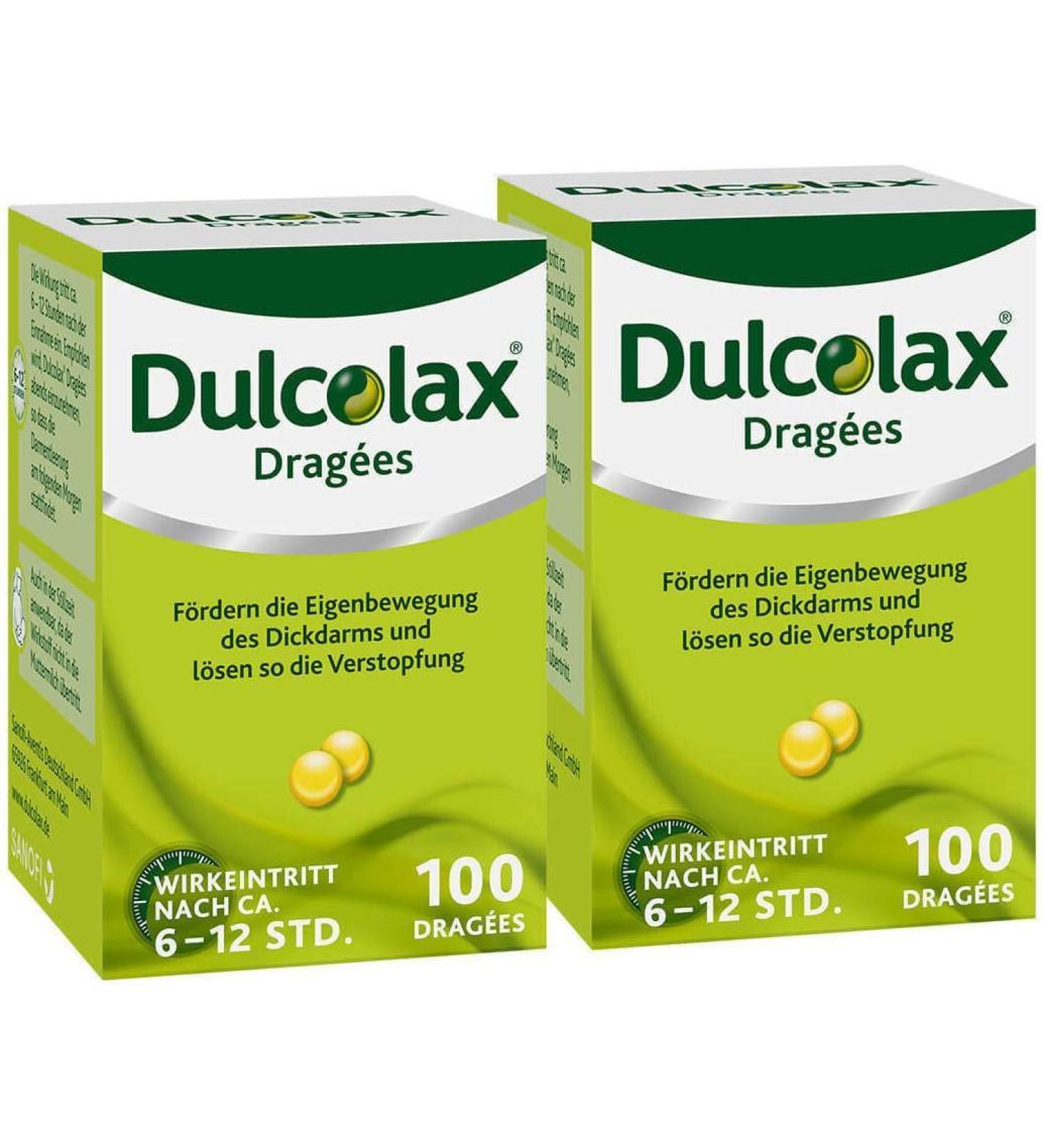 Sparset Dulcolax 2 x 100 dragees can