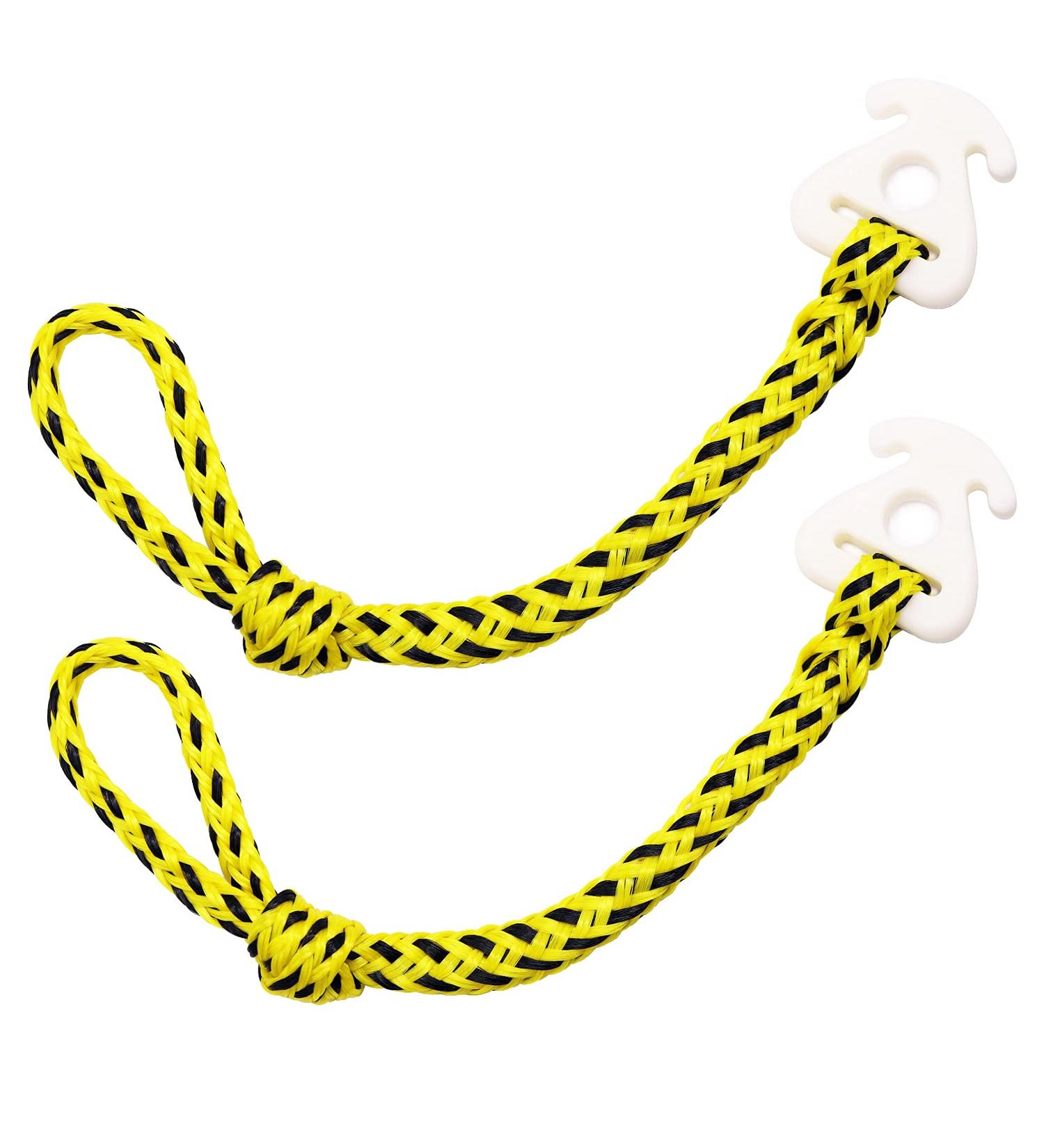 2pc Towable Tow Rope Quick Connect - Ideal for Water Sports Tubing, Jet Ski, Boat Tubes - Easy Attachment for Wakeboarding, Waverunner - Water Sports Accessory - Buy Online on GoSupps.com