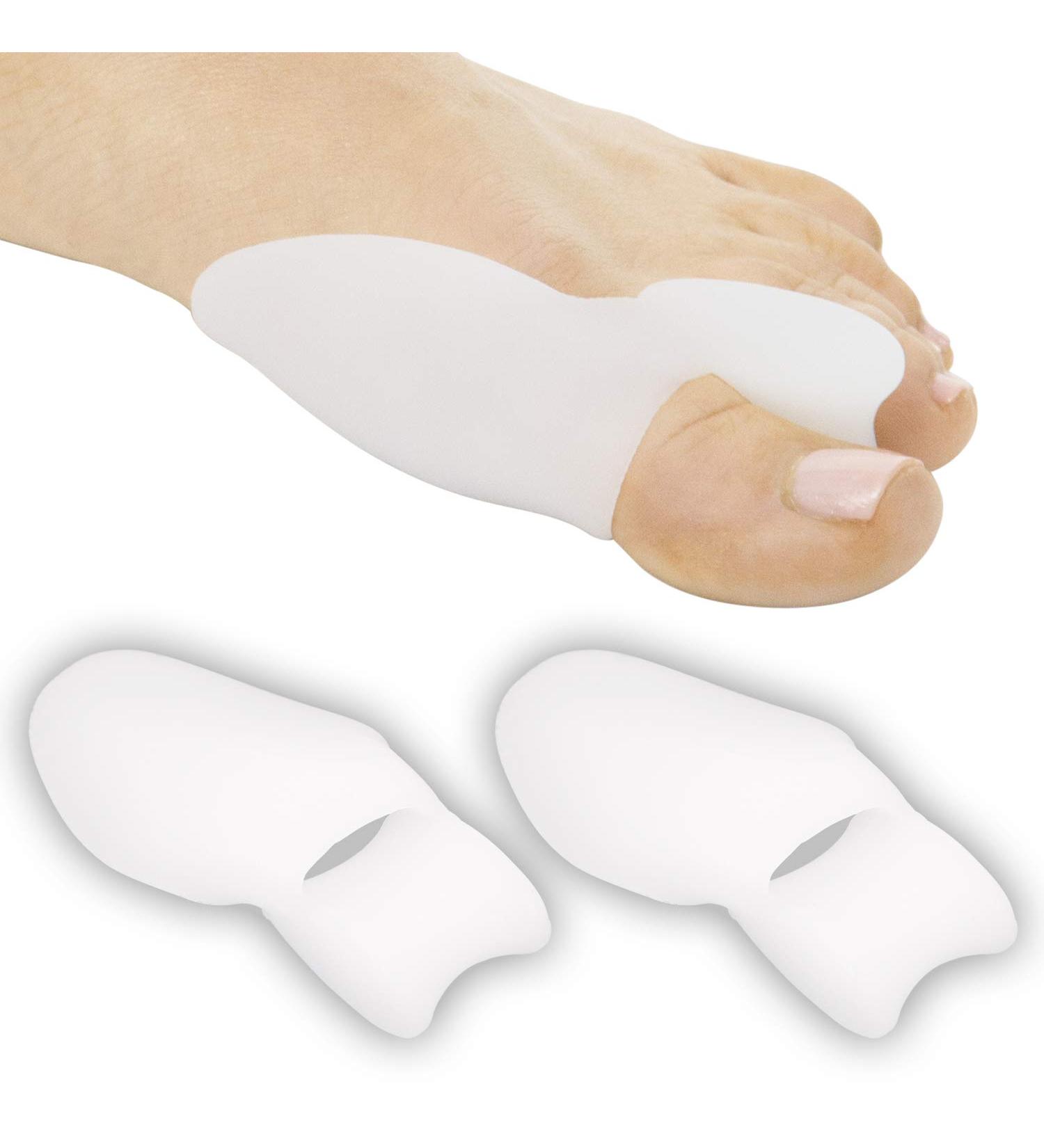 Vivesole Silicone Toe Separator for Bunions - Orthopedic Bunion Cushion and Straightener - 2 Pack - Buy Online on GoSupps.com
