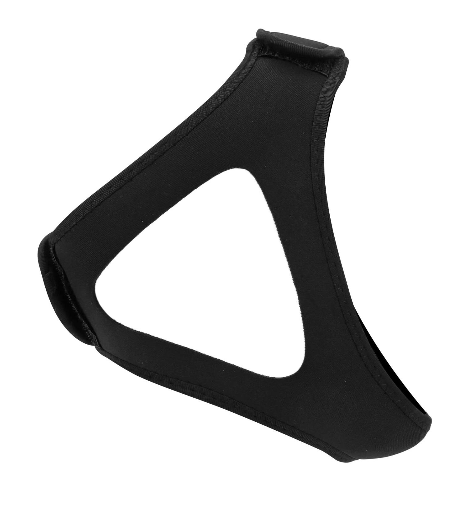 Anti Snoring Chin Strap Black - Comfortable Elastic Head Band for All Night Use - Buy Online on GoSupps.com