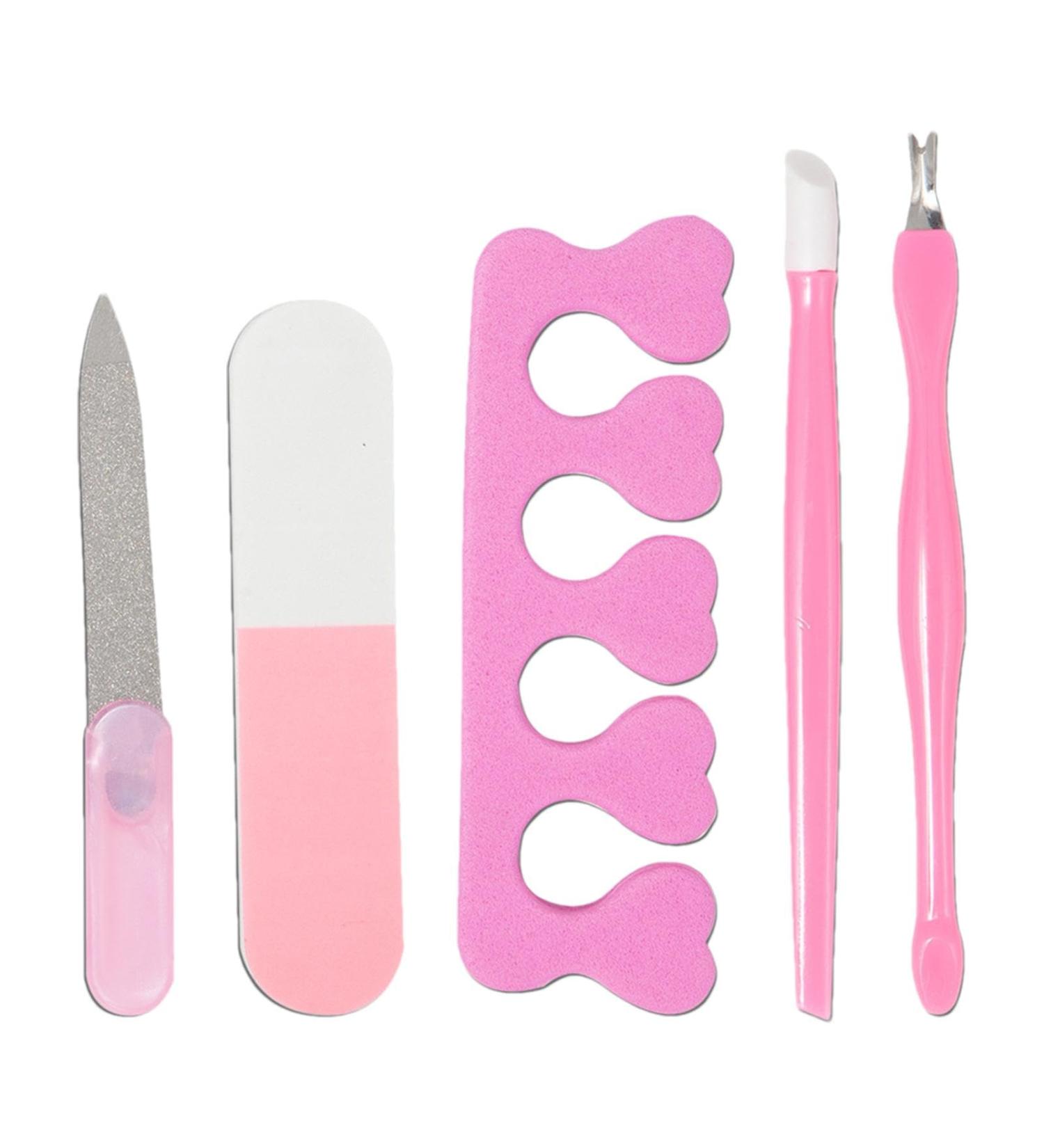 5 Piece Manicure Kit - 5-Piece Professional Nail Grooming Kit Manicure for Travel Parties Dating and Proms - Buy Online on GoSupps.com