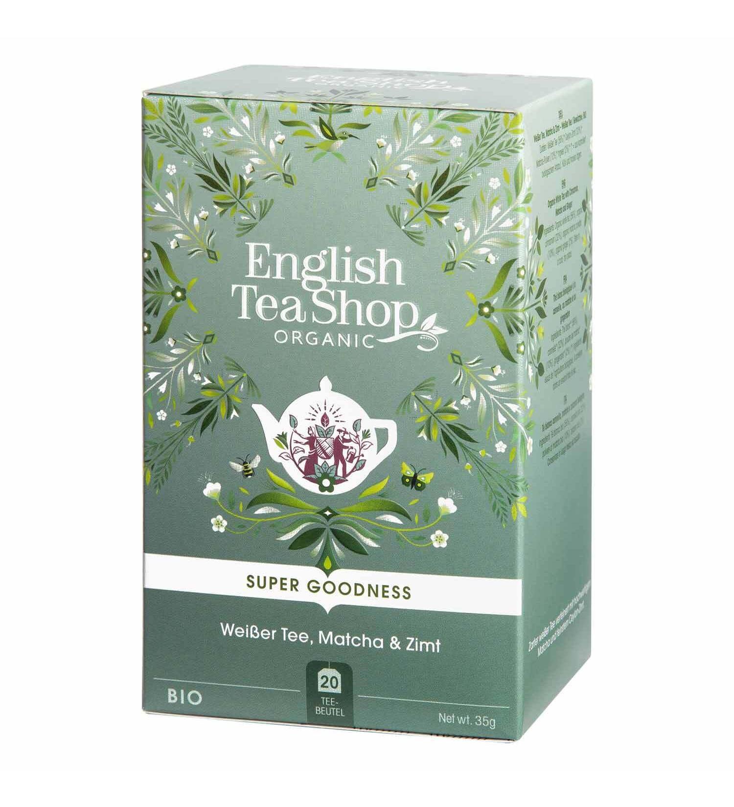 ETS - White Tea Matcha & Cinnamon ORGANIC 20 tea bags