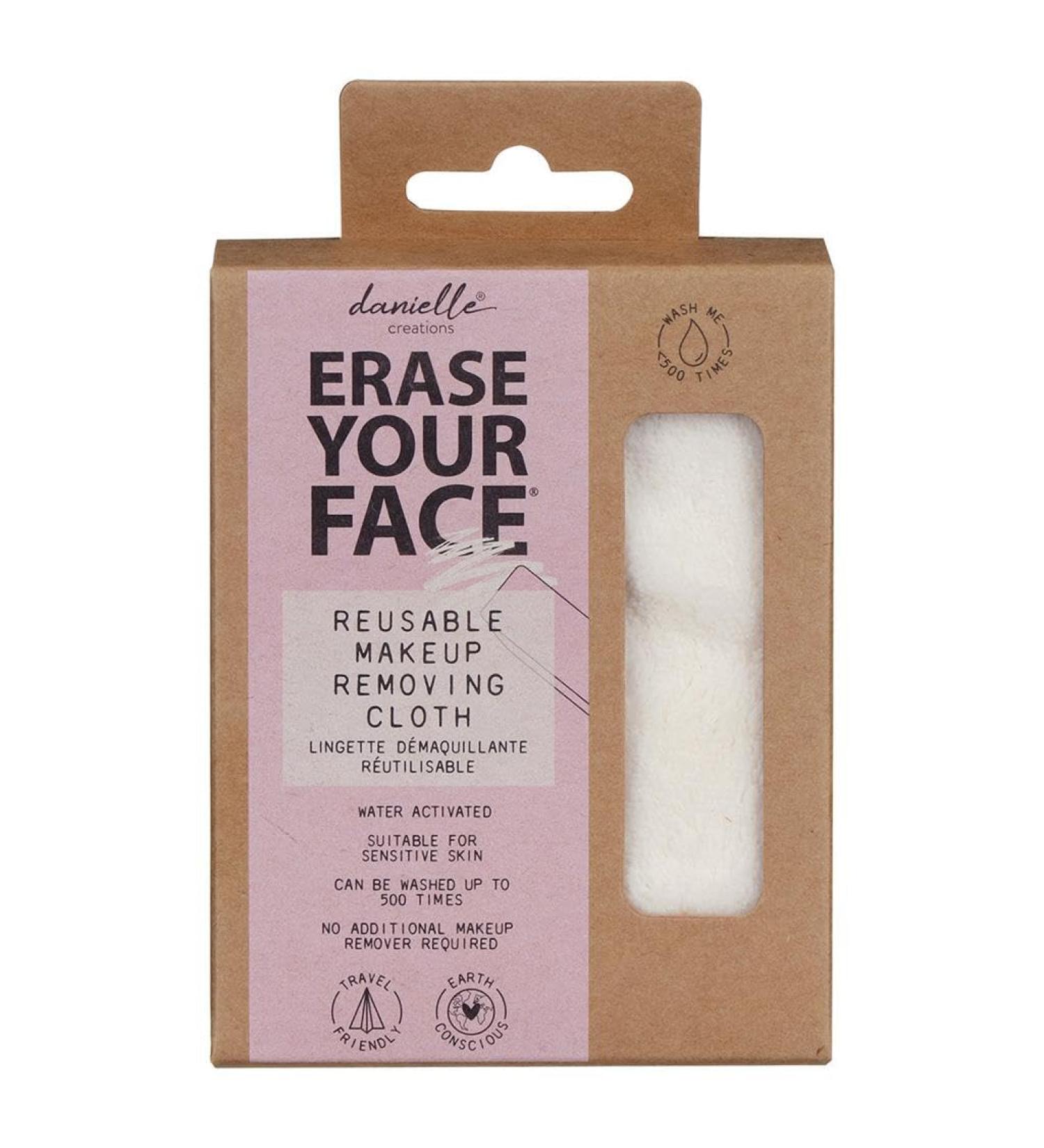 Eco-Friendly Reusable Nude Cream Makeup Removing Cloth Wipe