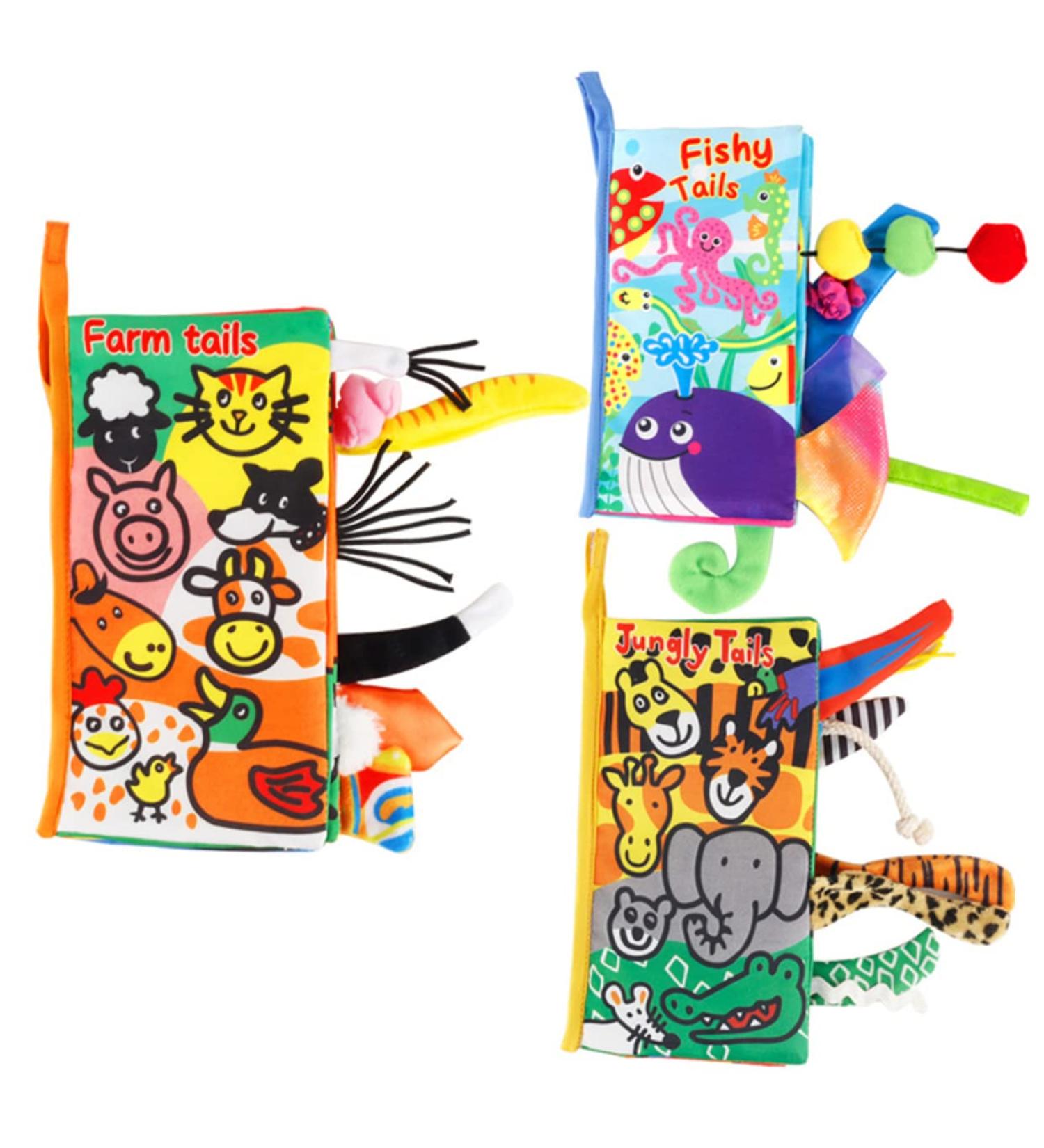Shop Toyvian Baby Toys - Cloth Book Playset for Kids | Animal-Themed Fun - Buy Online on GoSupps.com