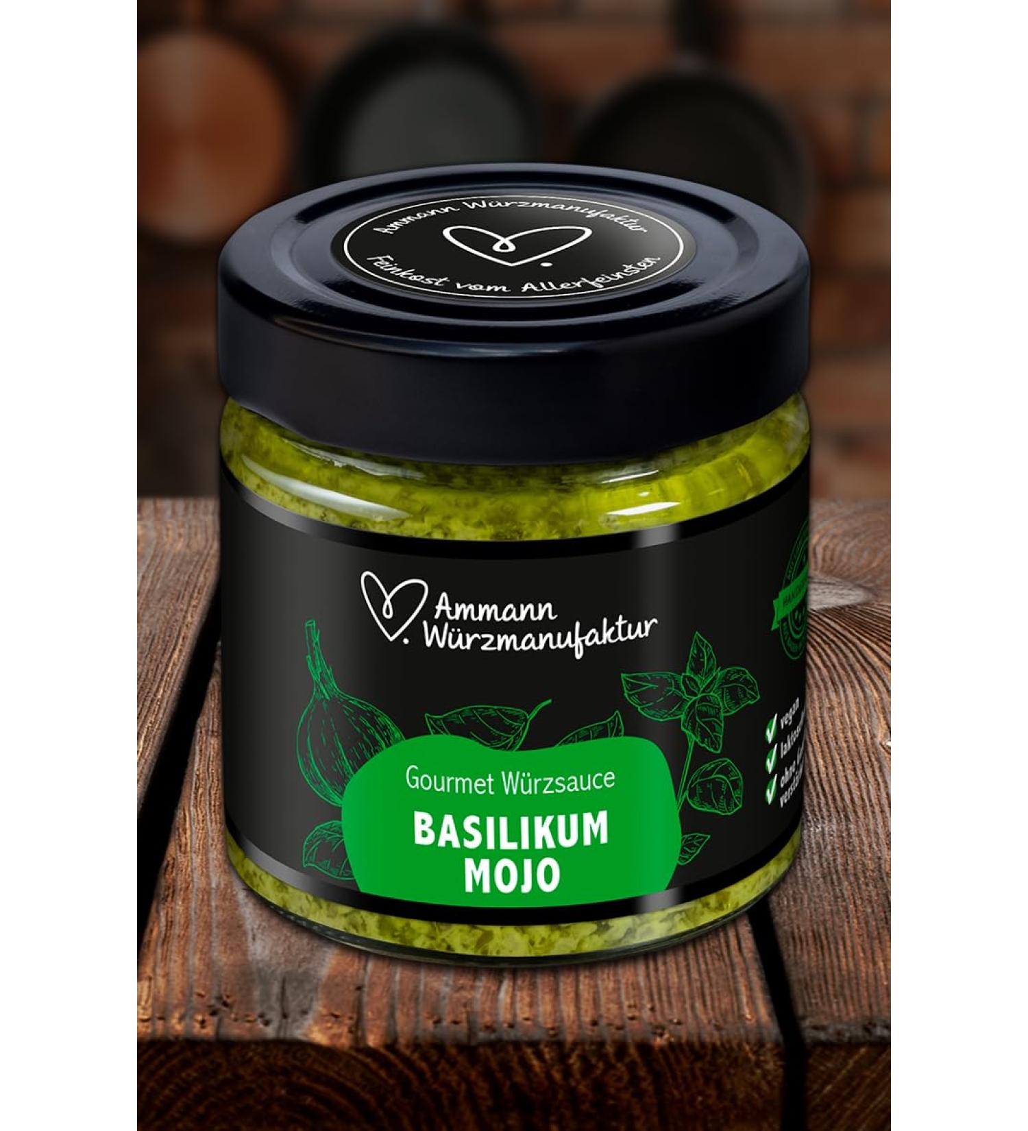 Buy Gourmet Basil Mojo Seasoning Sauce - 200ml Glass Bottle | International Shipping Available - Buy Online on GoSupps.com