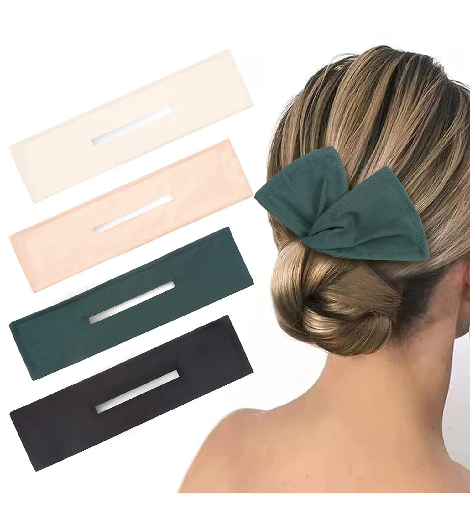 Deft Bun 4-Piece Hair Bun Maker | French Twist Hairstyle Tool | Fashion Hair Bun Wrap for Women and Girls - Buy Online on GoSupps.com