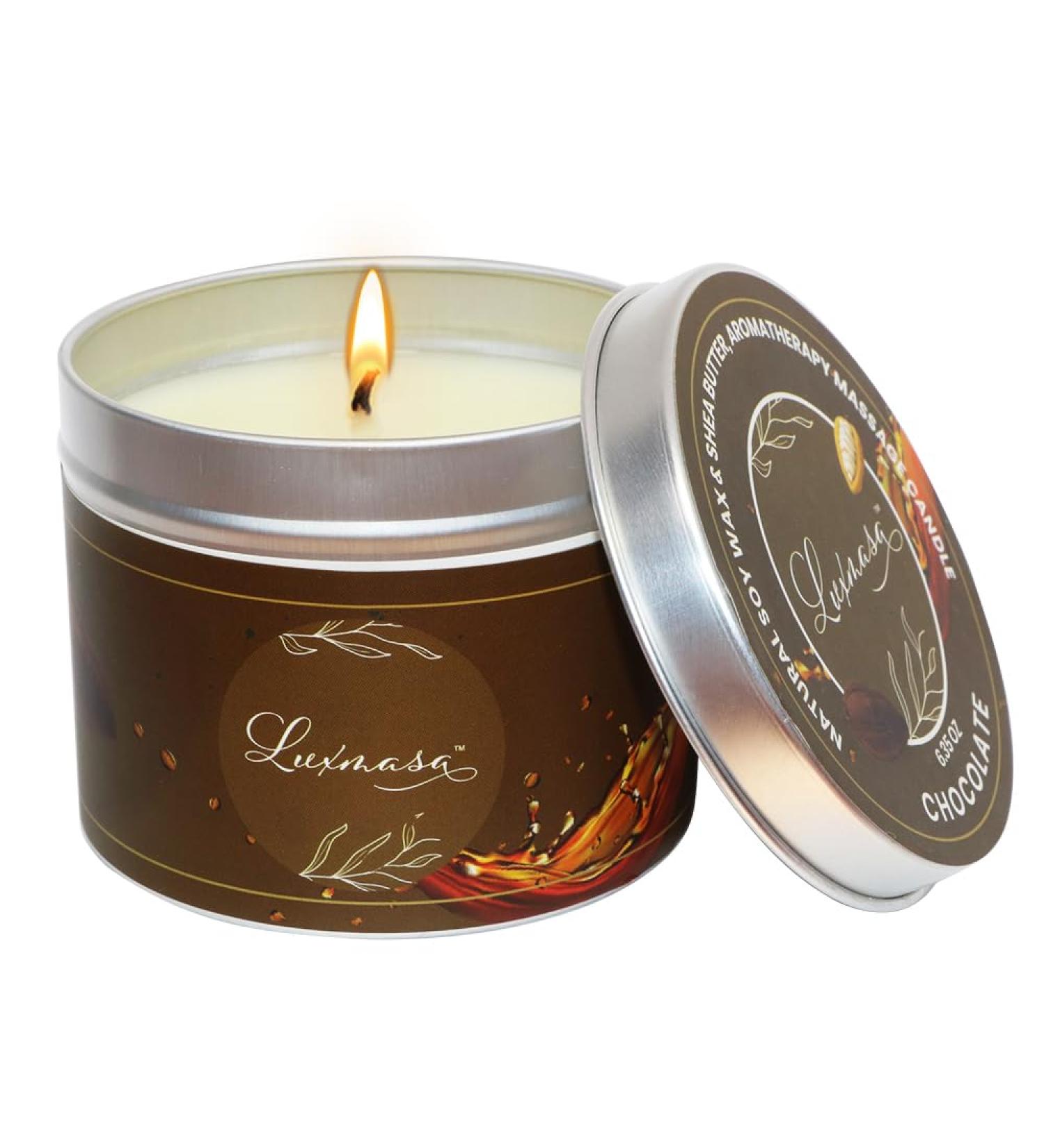 Low Temperature Candle - All Natural Soybean Oil Home Fragrance | Wine Chocolate Scent - Perfect Gift for Men & Women | 6.35OZ - Buy Online on GoSupps.com