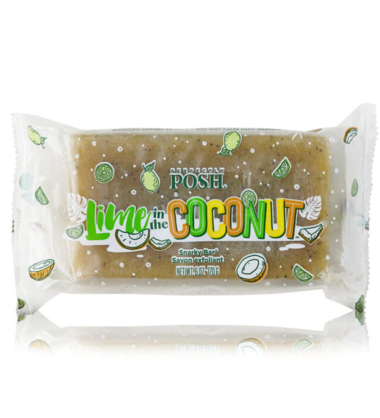 Perfectly Posh Lime in the Coconut Snarky Bar - Luxurious Exfoliating Soap - Buy Online on GoSupps.com
