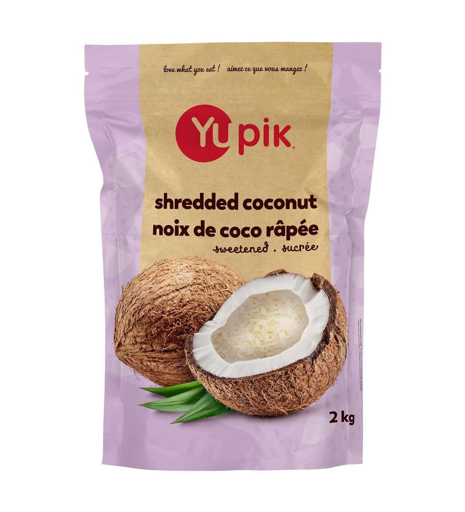 Yupik Sweetened & Finely Grated Shredded Coconut - Great in Baked Goods Smoothies & Desserts - 2 kg - Buy Online on GoSupps.com