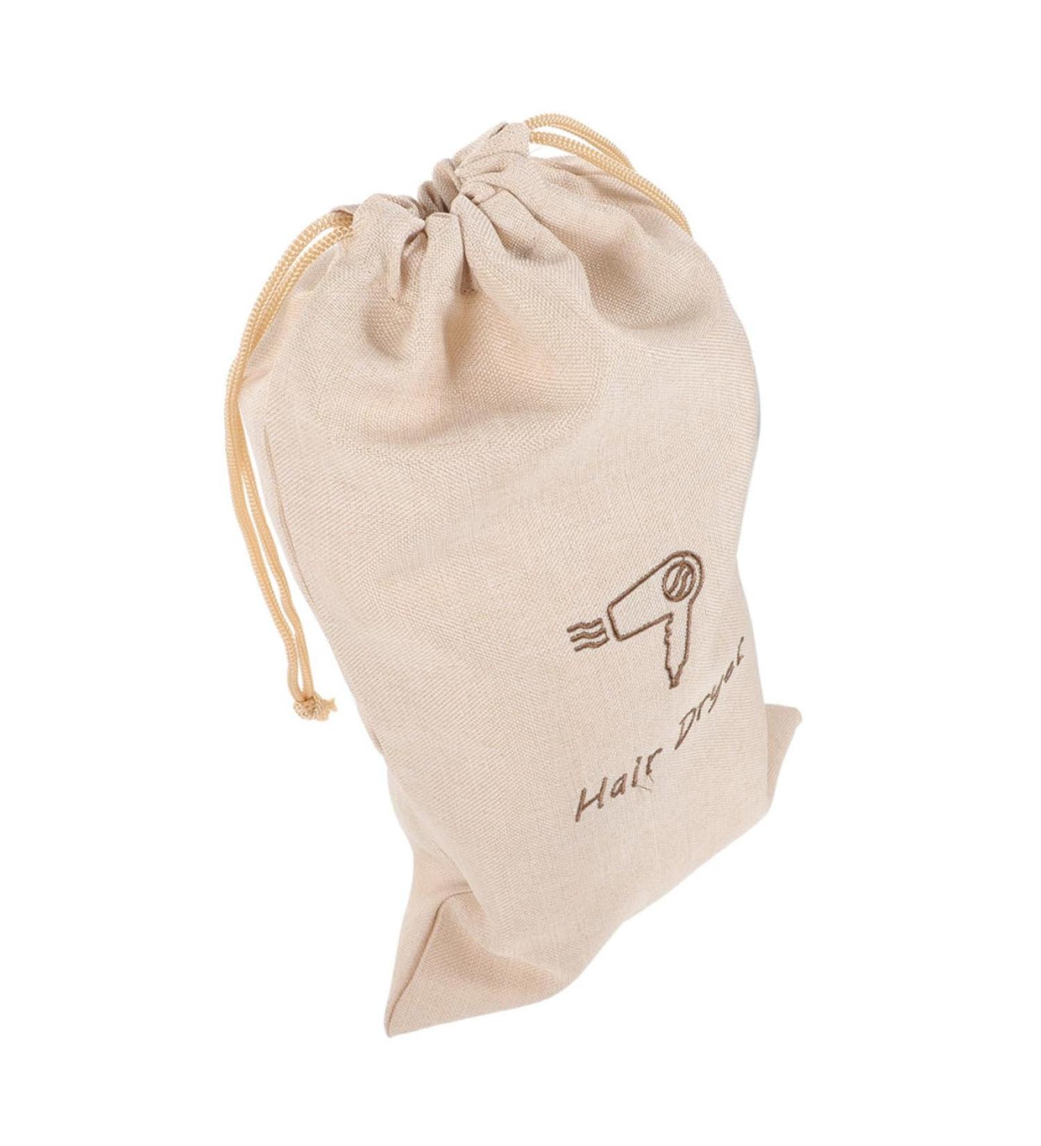 GOOHOCHY Hair Dryer Bag Organizer Pouch Drawstring Bag Hair Dryer Storage Organizer Burlap Bag Travel Jewelry Bag Portable - Buy Online on GoSupps.com