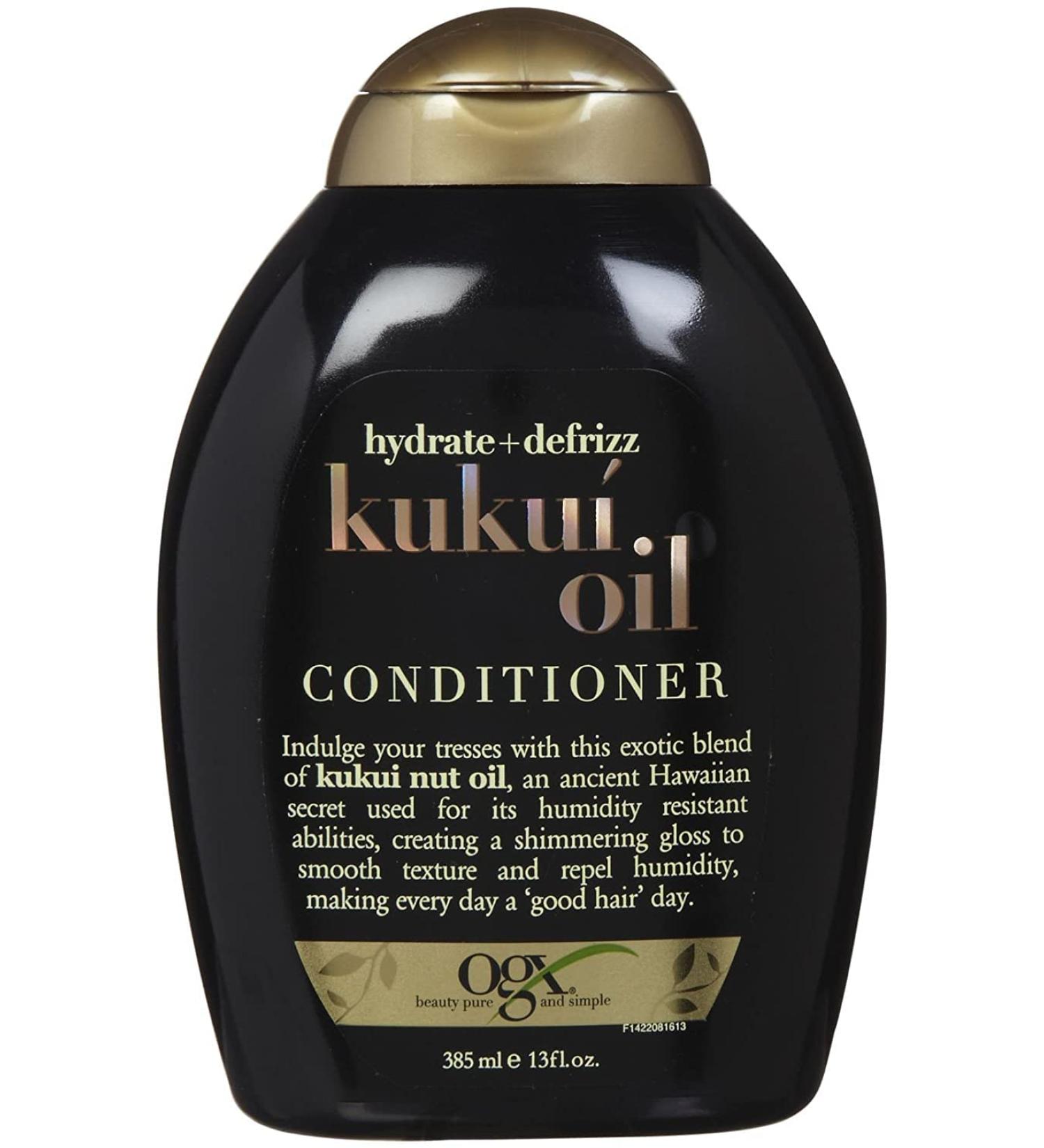 Ogx Hydrate + Defrizz Kukui Oil Conditioner - 13 oz | Smoothing & Nourishing Formula - Buy Online on GoSupps.com