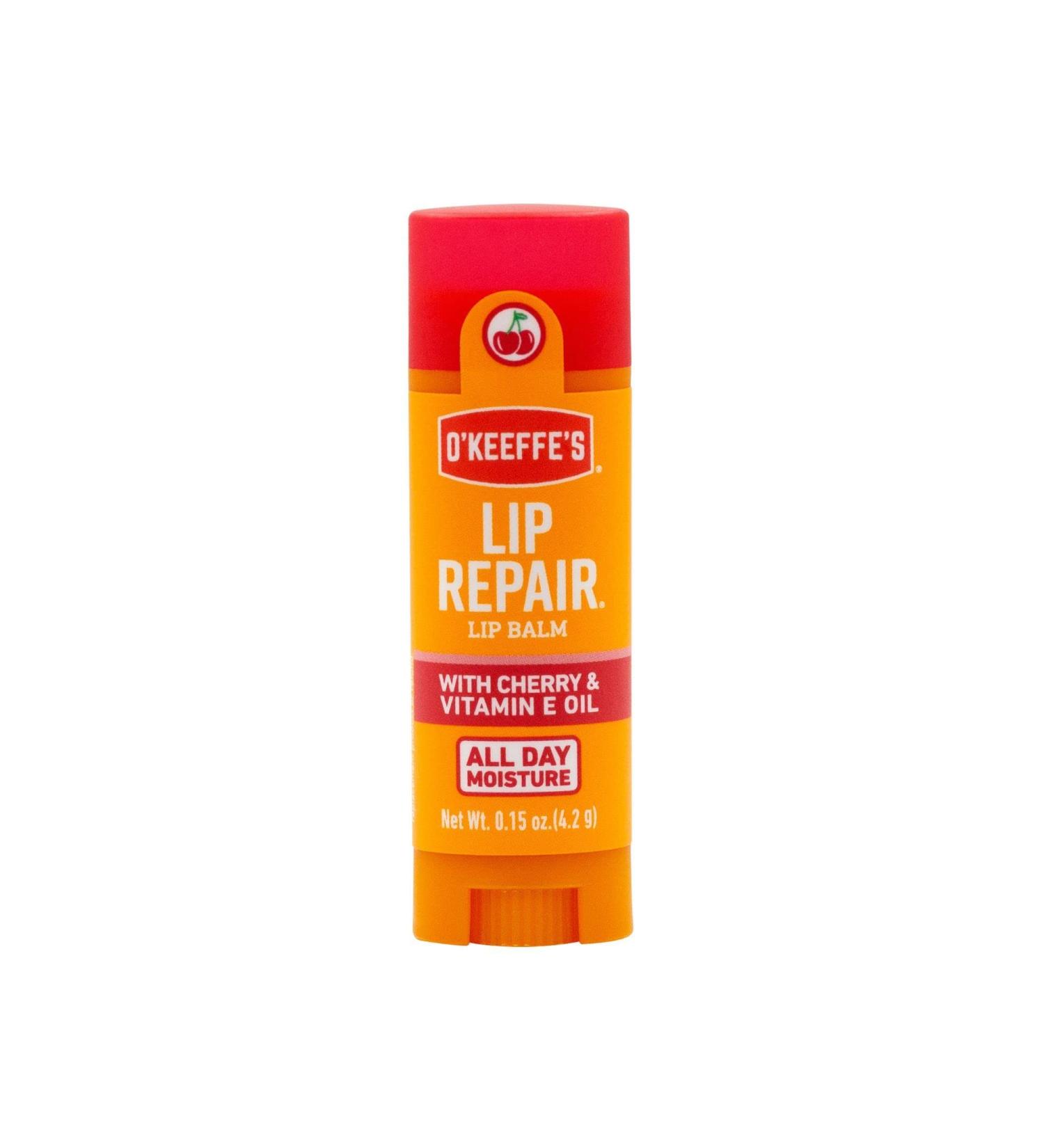 Buy O'Keeffe's Cherry Lip Balm with Vitamin E Oil | 0.15 oz - Intense Lip Repair for Soft Healthy Lips | Fast International Shipping - Buy Online on GoSupps.com