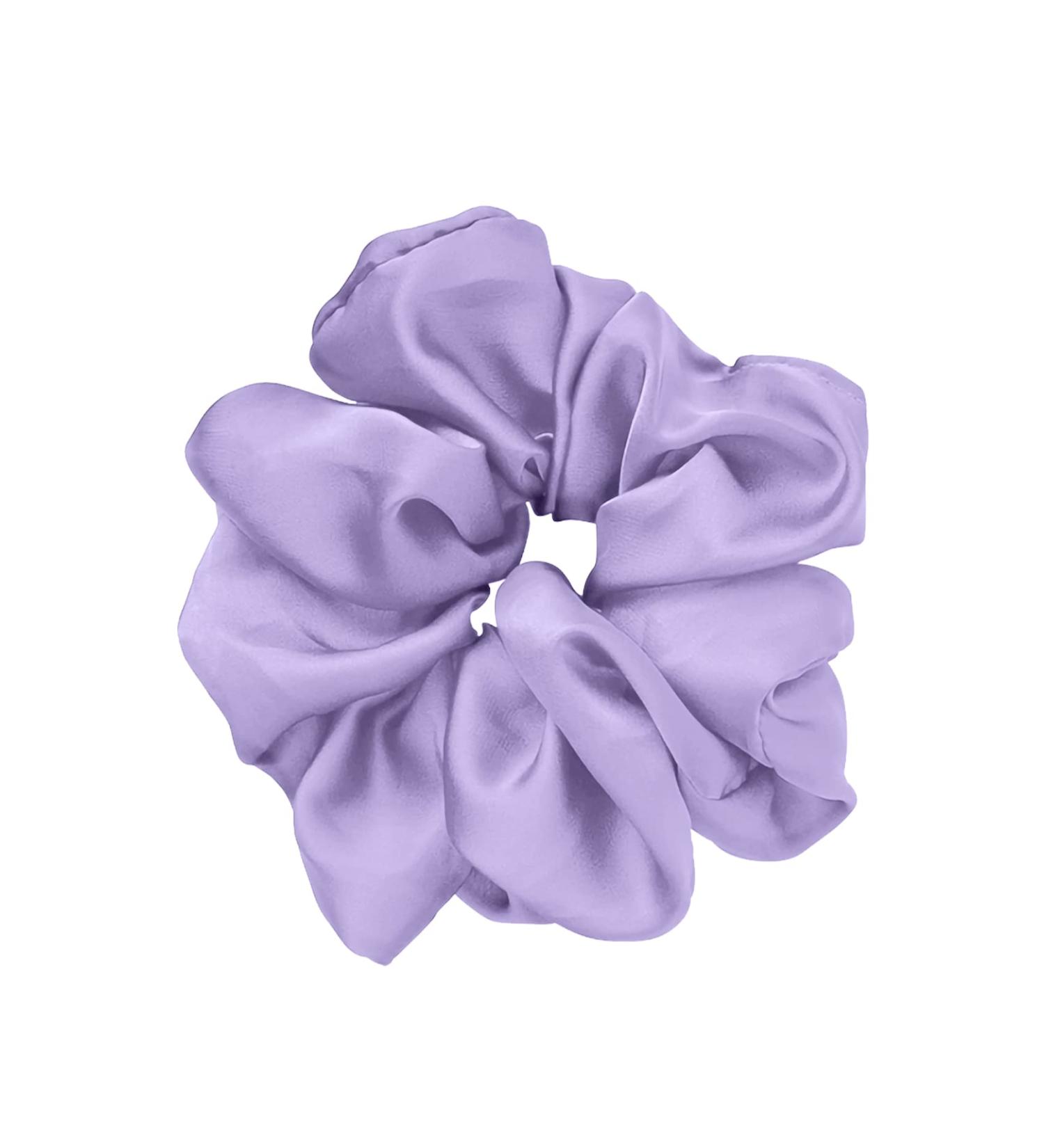 Jeopoom Silk Hair Tie - Luxury Elastic Hair Bands for Women & Girls - Violet Dark Purple Hair Accessories - Buy Online on GoSupps.com