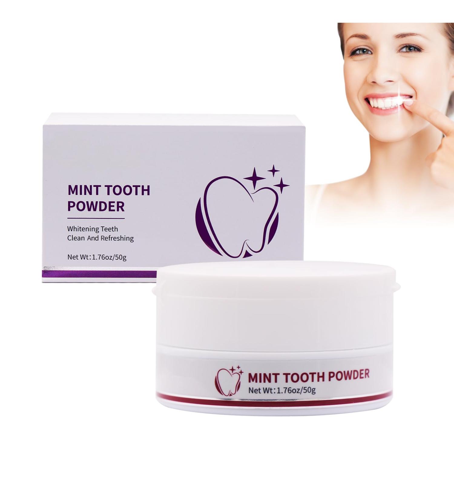 Smile Powder: Natural Tooth Whitening & Cleaning Powder | 100% Organic Toothproof Remover (1 PC) - Buy Online on GoSupps.com