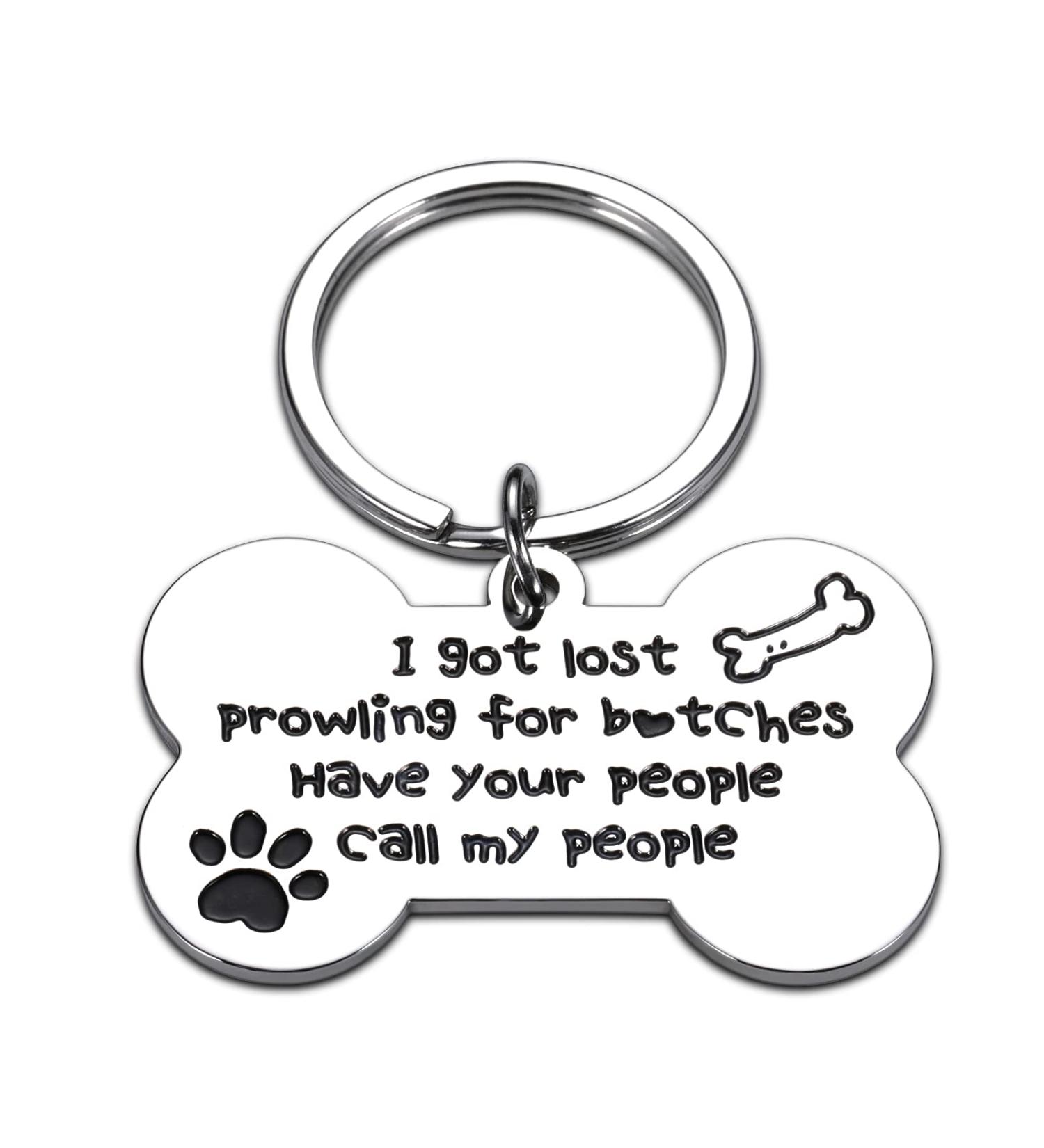 Personalized Funny Gifts for Cat and Dog Lovers - Stainless Steel Pet Tag for Dogs and Cats - Perfect Birthday or Christmas Gift for Son, Daughter, or Bestie - Buy Online on GoSupps.com