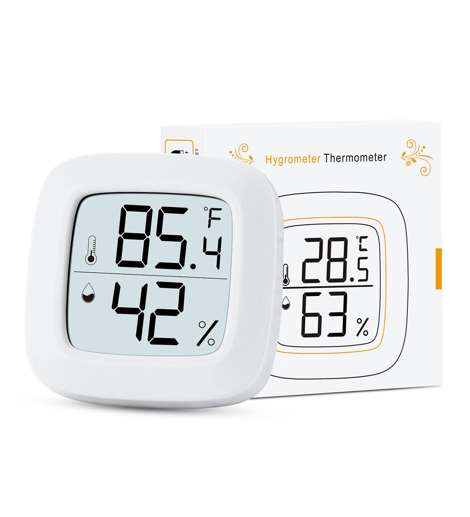 Digital Reptile Terrarium Thermometer Hygrometer | High-Accuracy Display for Reptile Tank | Ideal for Reptiles & Amphibians - Buy Online on GoSupps.com