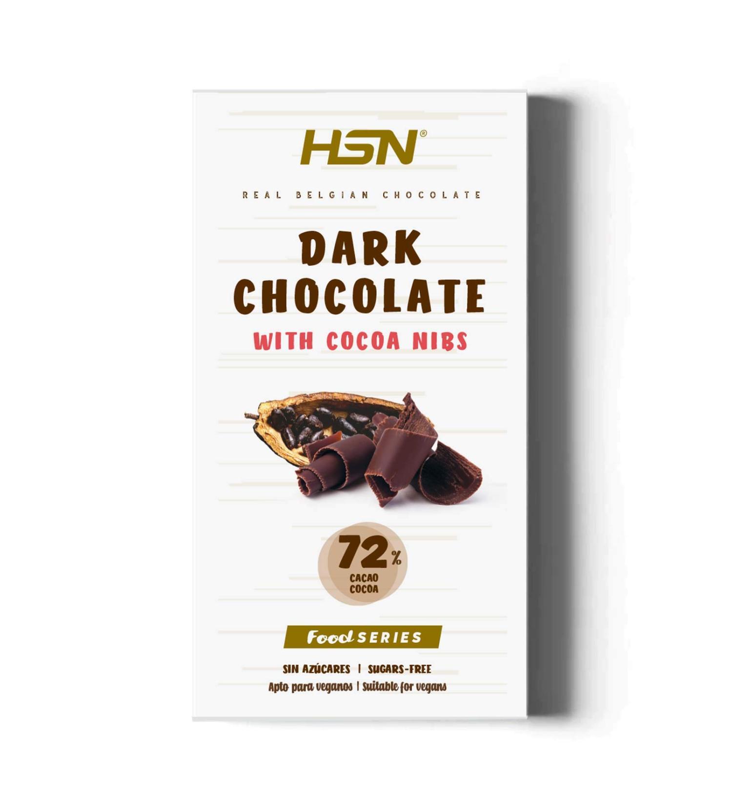 SUGAR FREE DARK CHOCOLATE BAR - 100g - Buy Online on GoSupps.com