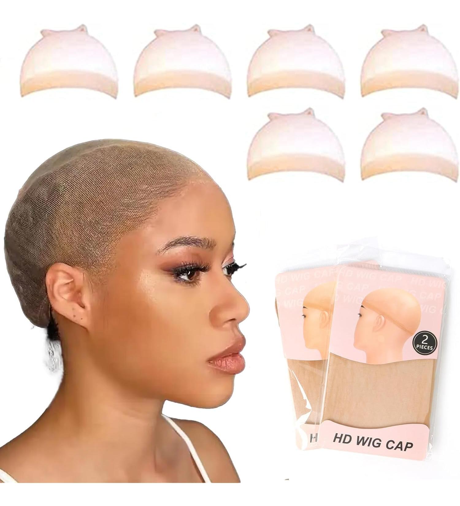 Shoobidoo HD Wig Cap For Lace Front Wig 8 PCS HD Wig Caps For Women Wig Caps to Hold Wig in Place Transparent Wig Cap Stocking Wig Caps Invisible HD Wig Cap (8PC Light brown) 8PC Light Brown - Buy Online on GoSupps.com
