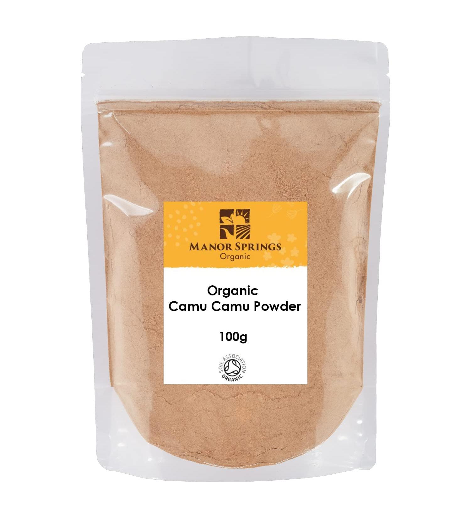 Organic Camu Camu Powder 100g by Manor Springs Organic - Buy Online on GoSupps.com