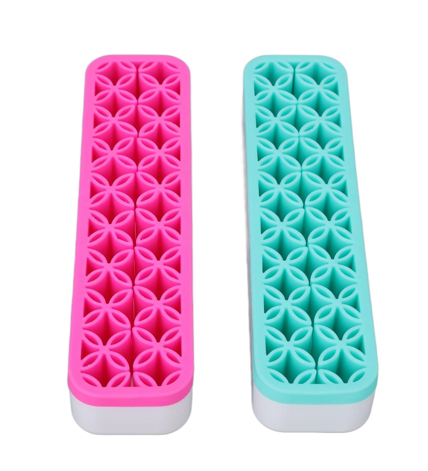 Desktop Paint Pen Holder 2 Makeup Brush Holder Prevent Tipping Over for Eyeliner for Home Use - Buy Online on GoSupps.com