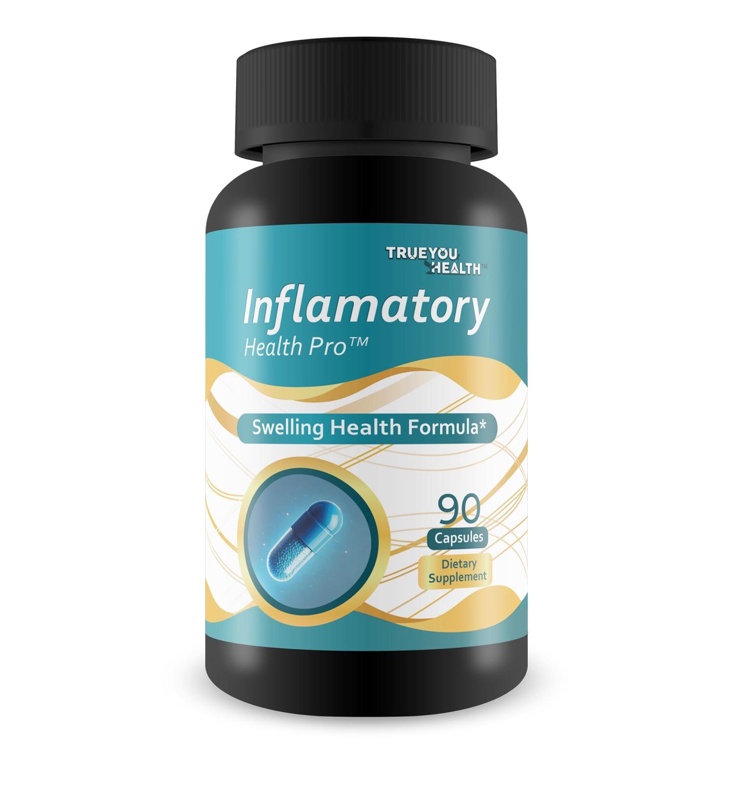 Inflammatory Health Pro - Our Best Natural Support for Joint & Muscle Comfort - Healthy Anti Swelling Supplements - Muscle Ache Supplements - Joint Stiffness Supplements Anti Swelling Pills - Buy Online on GoSupps.com