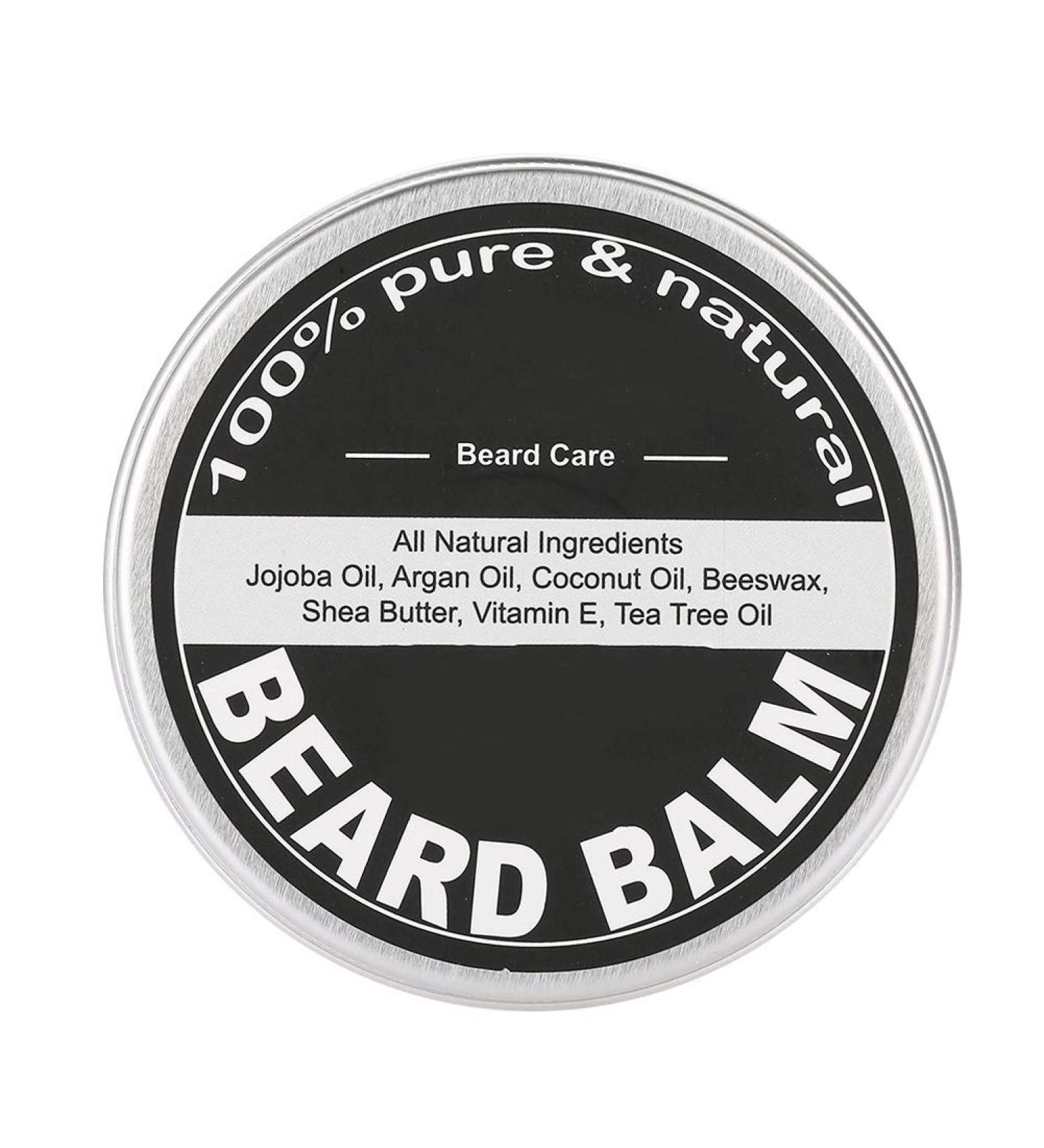 Organic Bart Balm for Men - 60g Beard & Mustache Care Wax | Moisture & Shaving Balm Gift - Buy Online on GoSupps.com