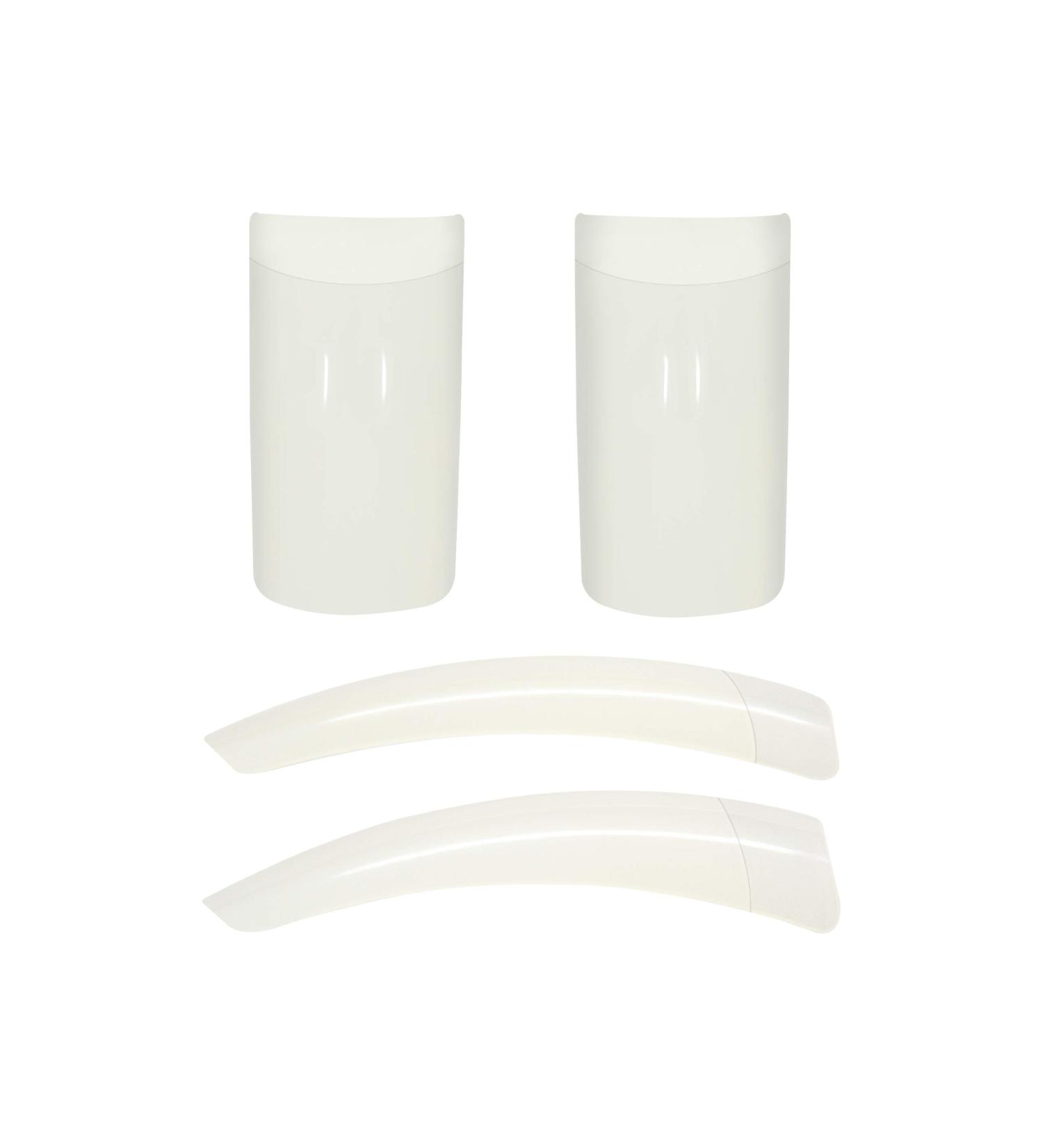 20 Pcs Tip Easy Fit Round & Flat Artificial Nail Tips for Perfect Nail Art | International Shipping - Buy Online on GoSupps.com