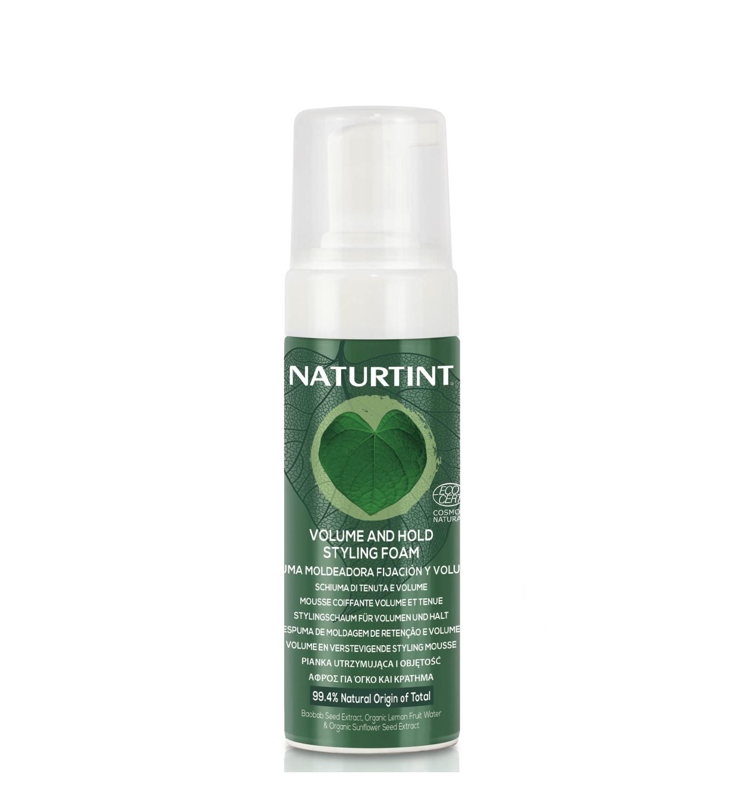 Naturtint Eco Styling Mousse - Repairs and Protects Hair from External Aggressions 99% Natural Ingredients Softer Supple and Stronger Hair Baobab Extract - 125 ml - Buy Online on GoSupps.com