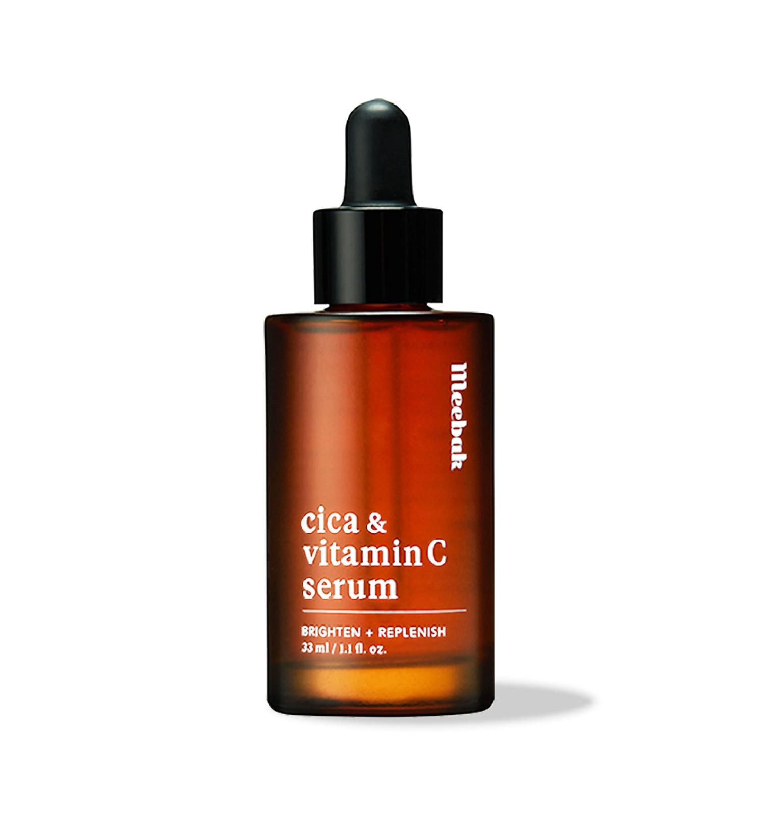 Cica Vitamin C Serum for Face - Korean Anti-Aging Discoloration Correcting Serum 1.1oz - Buy Online on GoSupps.com