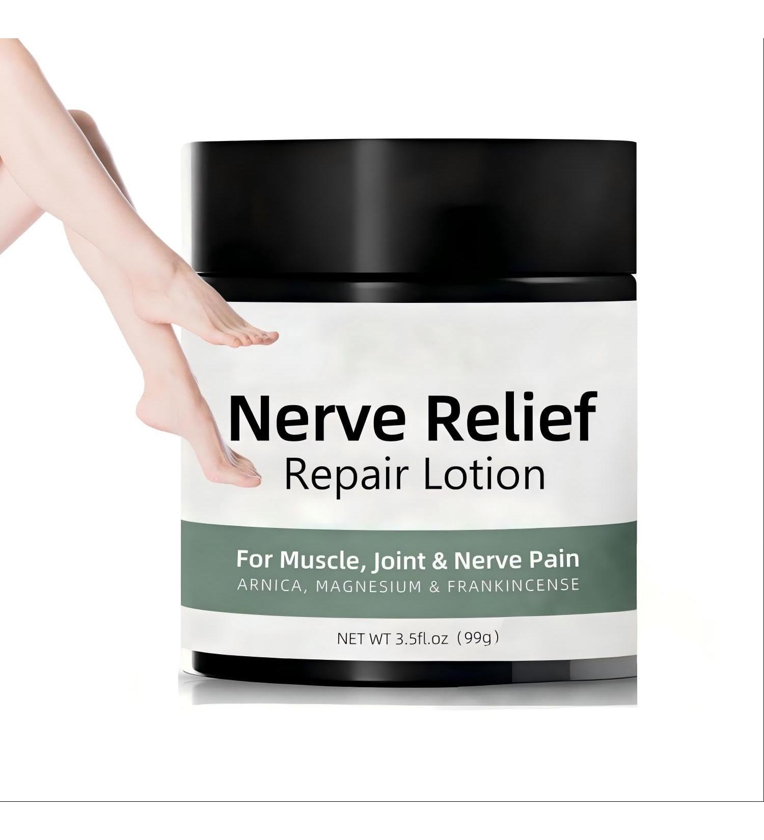 Nerve Cream Magnesium Lotion for Sleep & Varicose Veins Treatment for Legs - Lotion Cream for Body Joint Knee Lumbar Neck Hand and Feet - Buy Online on GoSupps.com