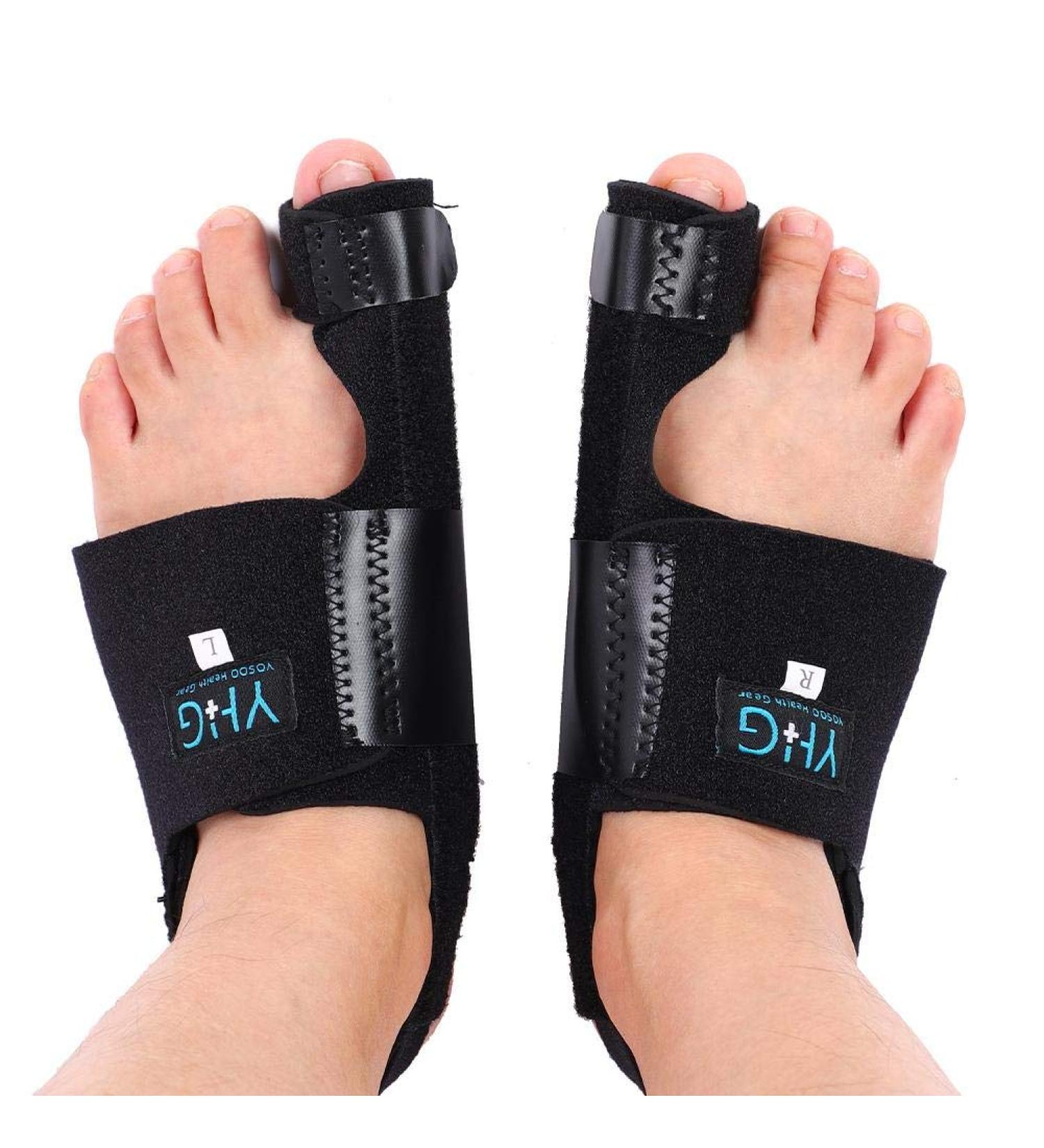 Hallux Valgus Corrector Bunion Toe Straightener for Men and Women - Silicone Arch Pad Included - Buy Online on GoSupps.com