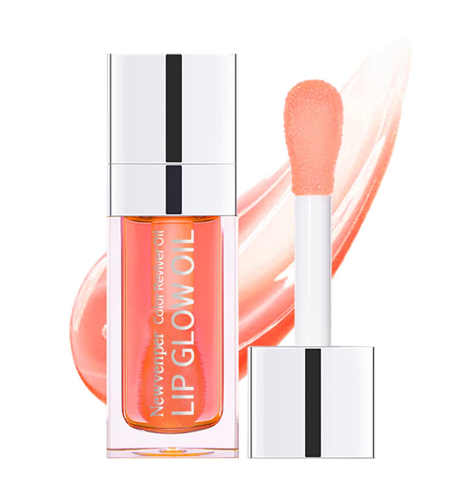 Hydrating Lip Glow Oil Long Lasting Plumping Lip Gloss Transparent Toot Lip Balm Moisturizing Lip Oil Repairing Lip Lines and Prevents Dry Cracked for Lip Care and Dry Lips PINK 3#pink - Buy Online on GoSupps.com