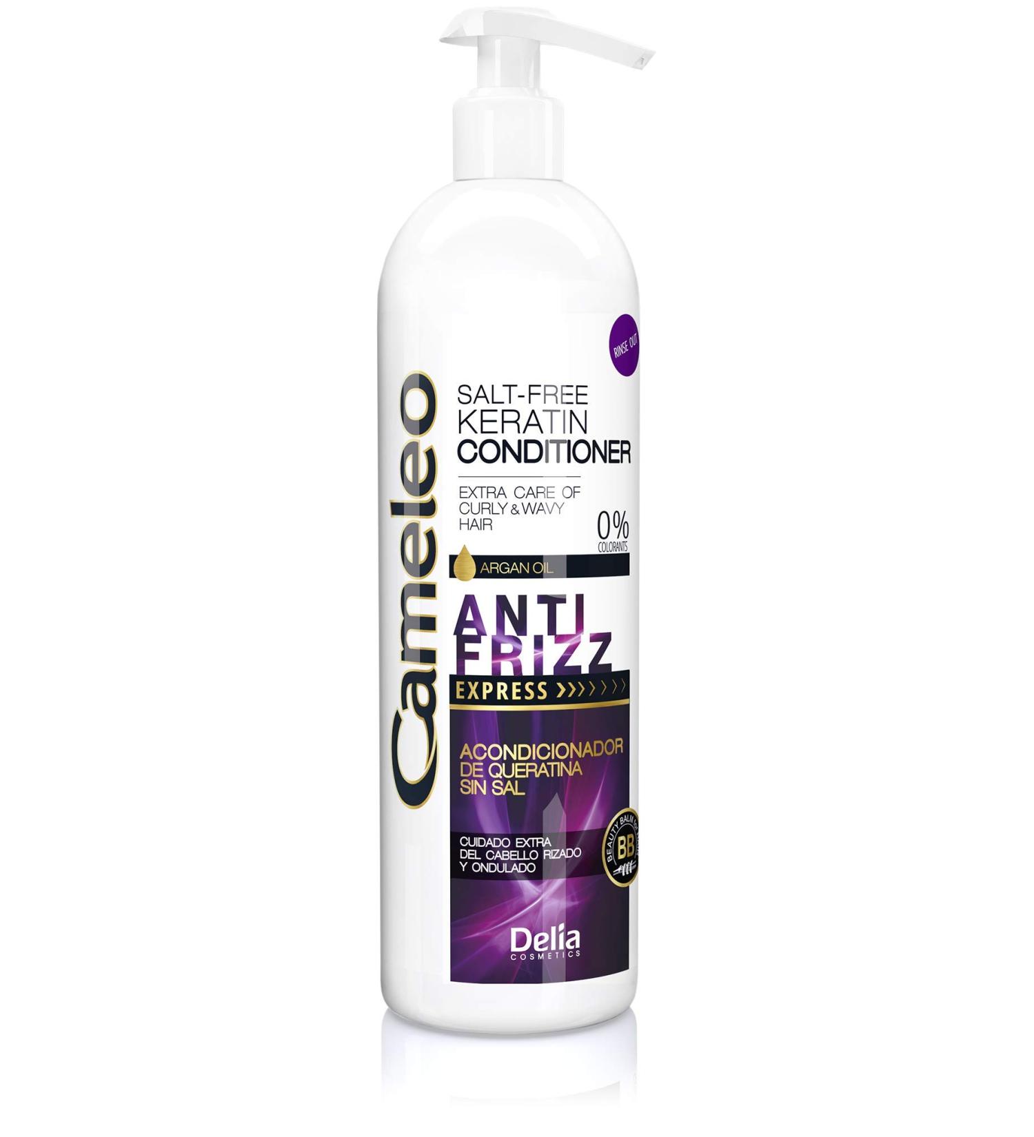 Cameleo - Keratin flushing - anti frizz - with argan oil and keratin - more shine flexibility & smoothness - 0% parabens salt & dyes - 500 ml