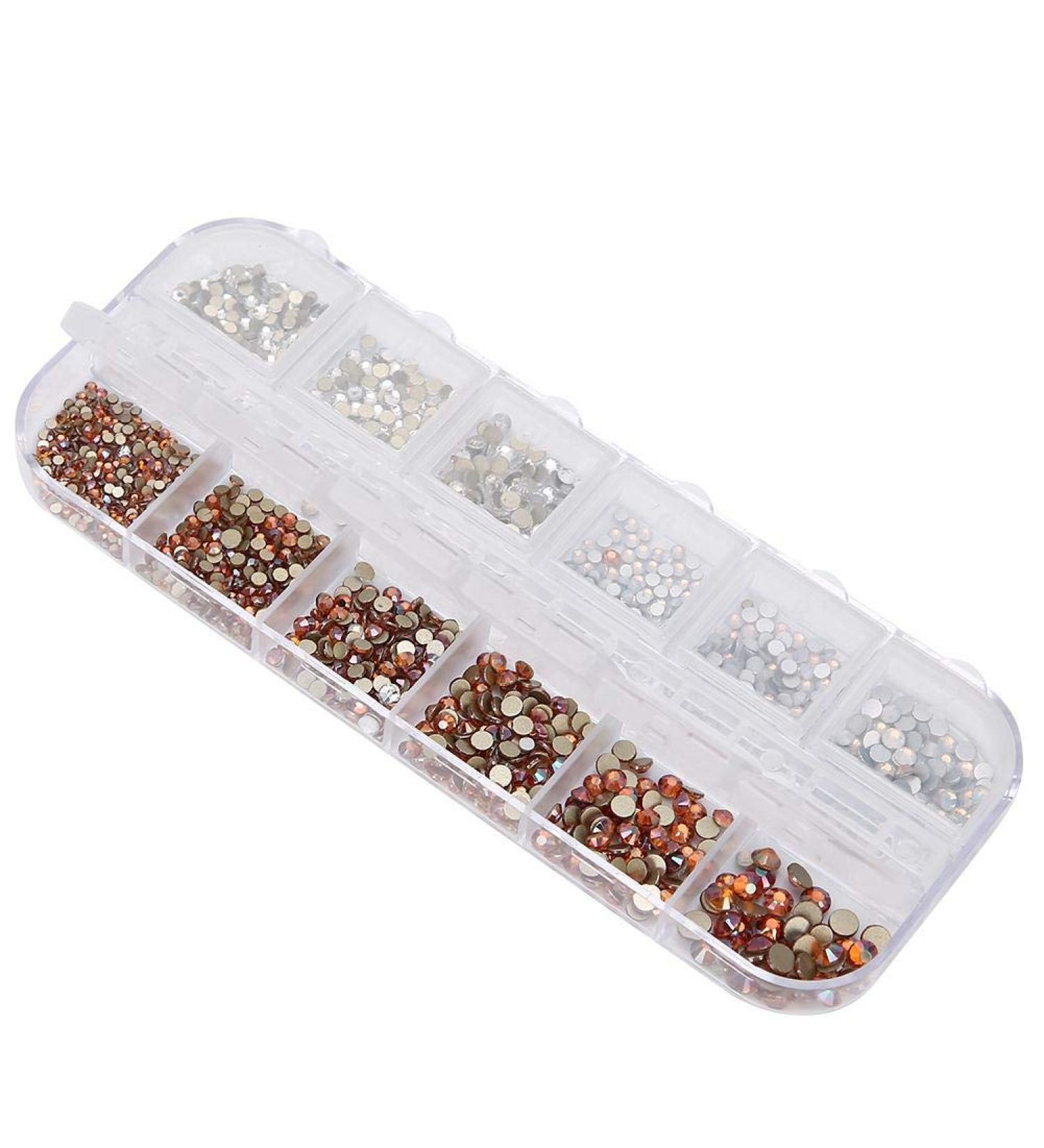 Rhinestones Nail Rhinestones Manicure Rhinestones Nail Art Accessory Nail Art Learners(Rhinestone 8#) - Buy Online on GoSupps.com