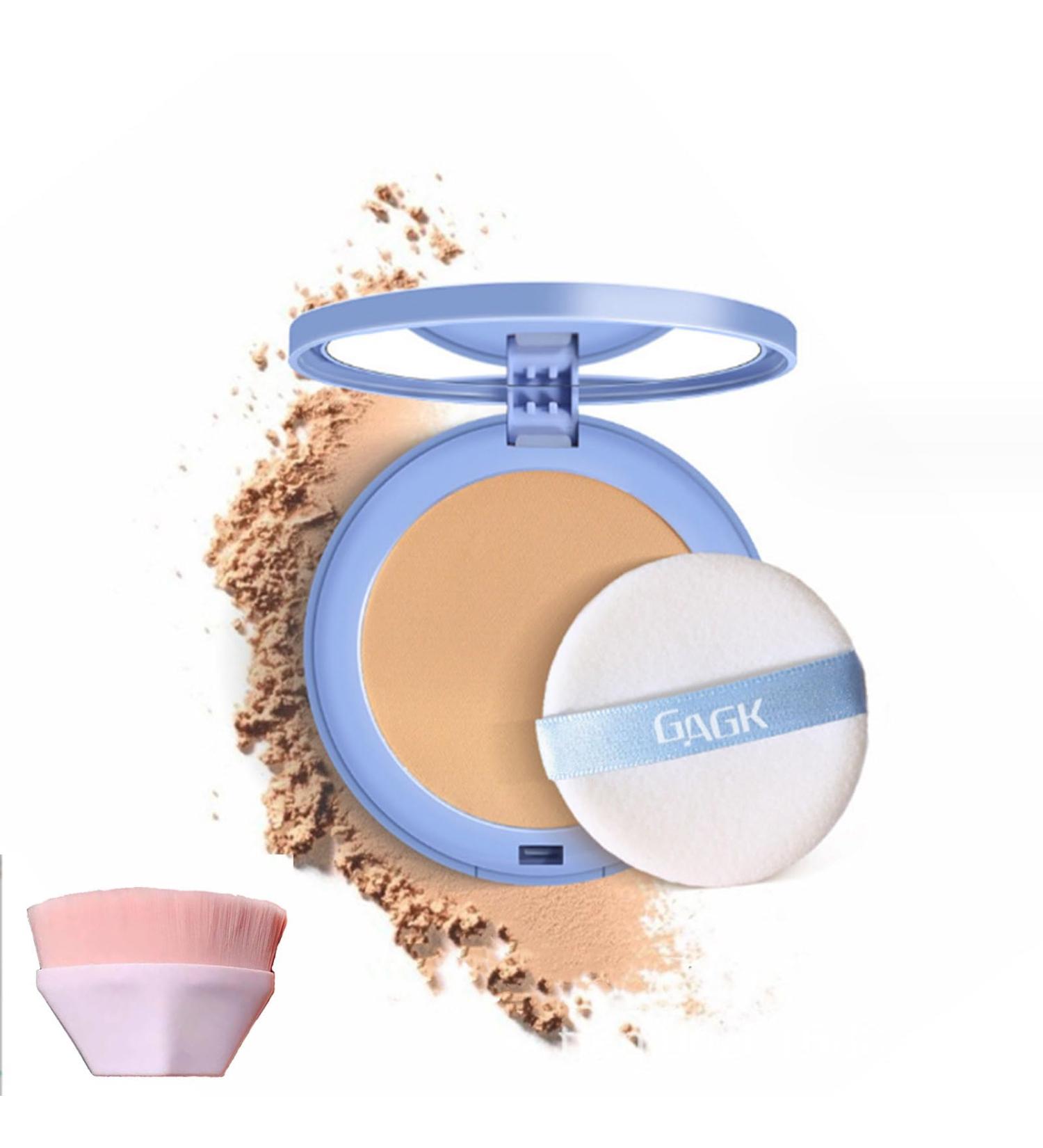 Matte Wet And Dry Powder Gagk Matte Perfection Pressed Powder Lasting Waterproof Makeup Jelly Pressed Setting Powder with Mini Powder Puff (#03 PURE BEIGE 10g) #03 Pure Beige 10 g (Pack of 1) - Buy Online on GoSupps.com