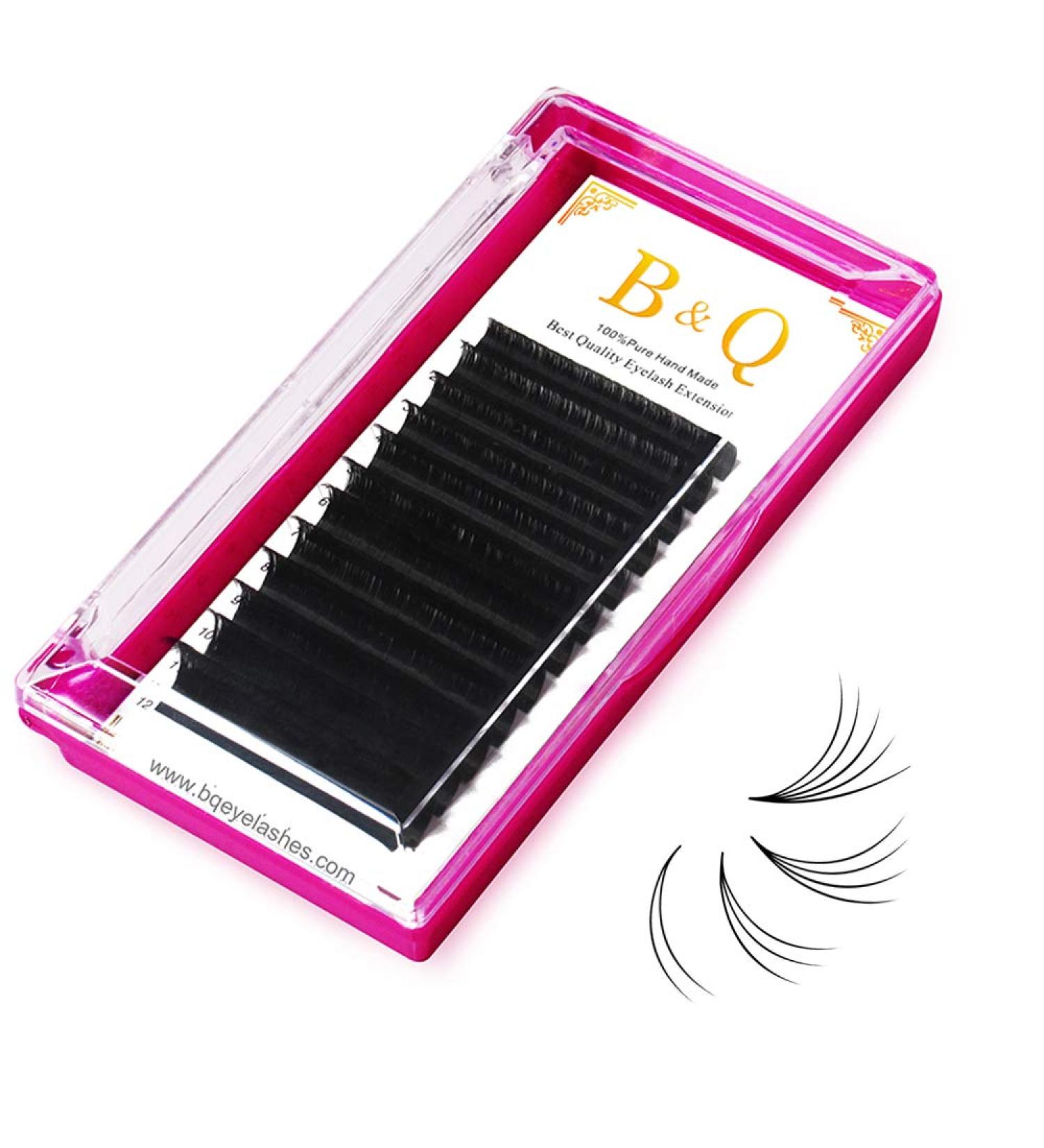 Easy Fan Lashes C-0.07-15-20Mix | Self Fanning Russian Eyelash Extensions | C CC D DD curl | 8-20mm Flowering Blooming Volume | Lash Extension - Buy Online on GoSupps.com