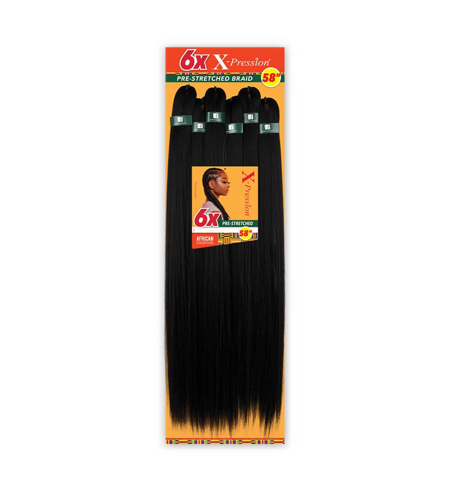 Sensationnel 6X X-Pression Pre-Stretched Braid 58 in (4) - Buy Online on GoSupps.com