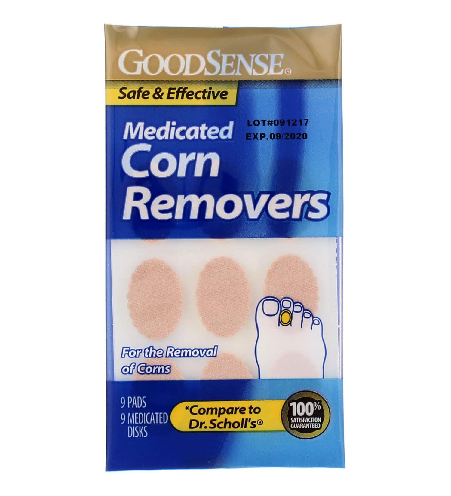 Good Sense Medicated Corn Removers - Fast and Effective Pain Relief - Buy Online on GoSupps.com