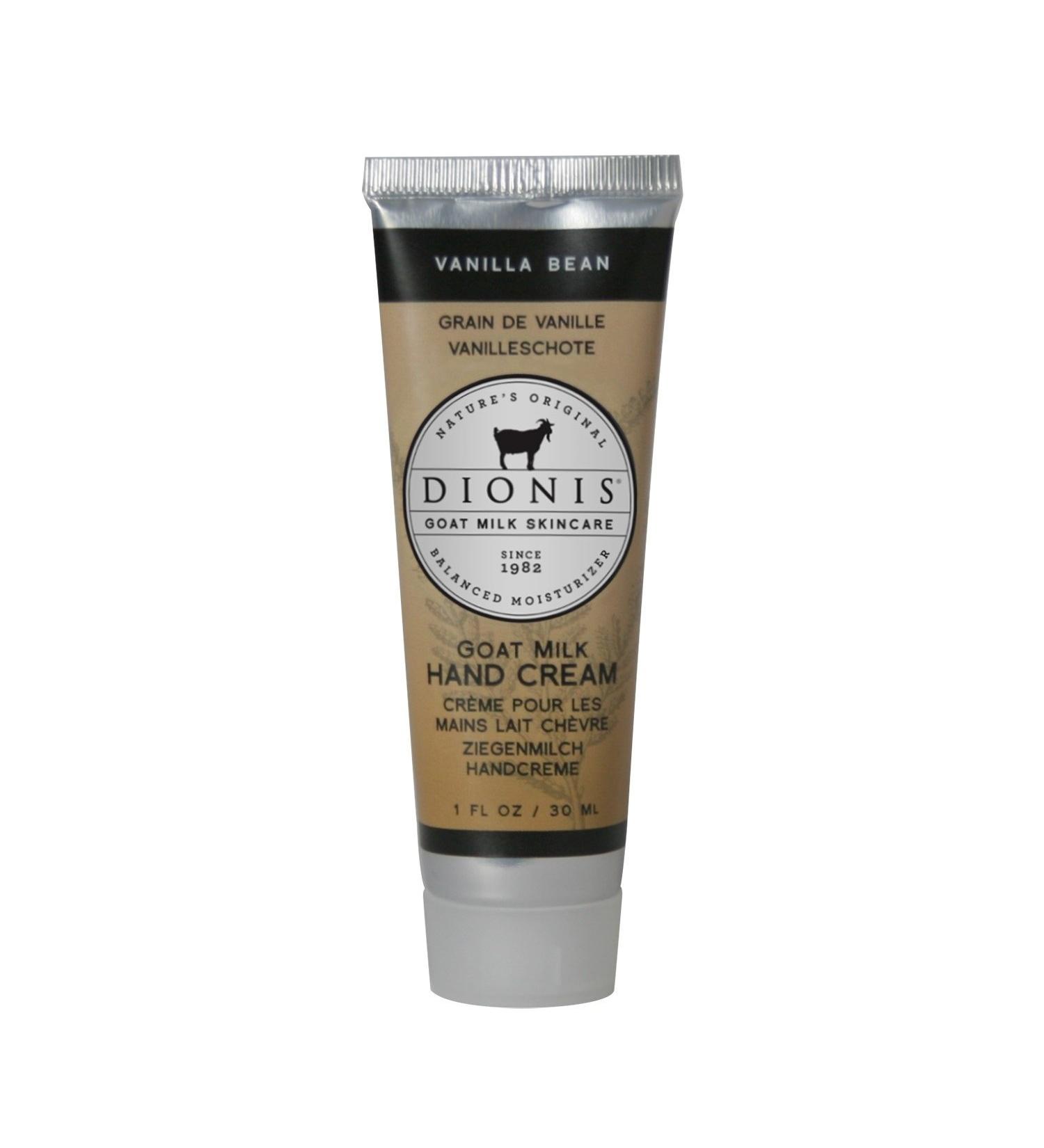Dionis Goat Milk Skincare hand cream vanilla |30ml of tender fragrant hand lotion with goat milk & vitamin E |Ideal natural cosmetics for every day