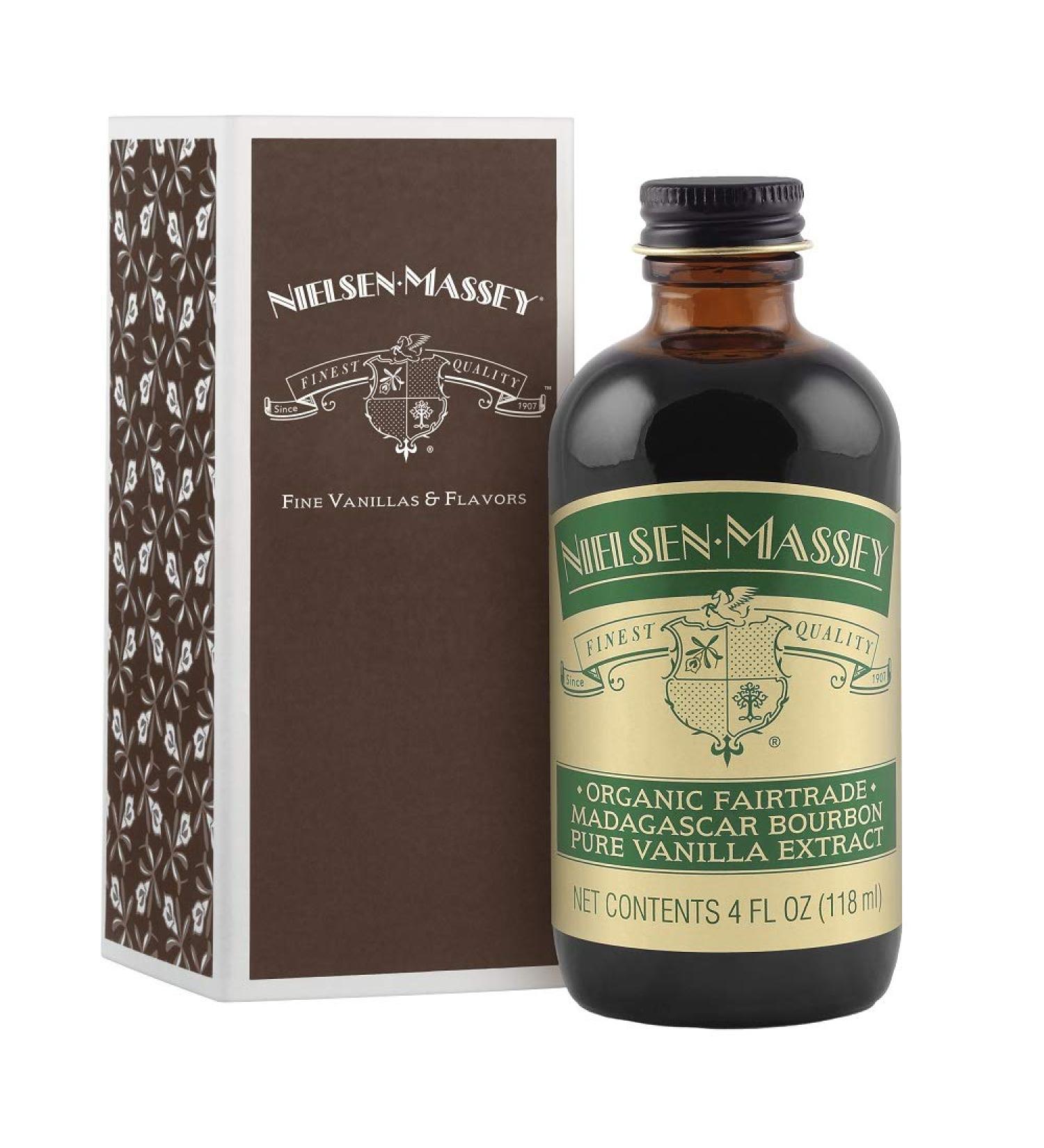 Nielsen-Massey Pure Vanilla Extract 118ml | Top Quality Flavoring for Baking & Cooking - International Shipping Available - Buy Online on GoSupps.com