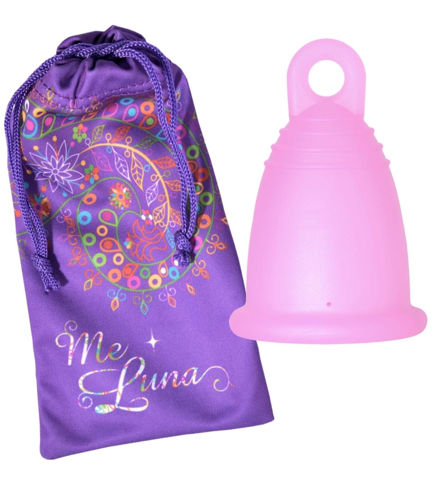 Me Luna Menstrual Cup Soft Ring Pink Size S - Comfortable Eco-Friendly & Reusable | Shop Now! - Buy Online on GoSupps.com