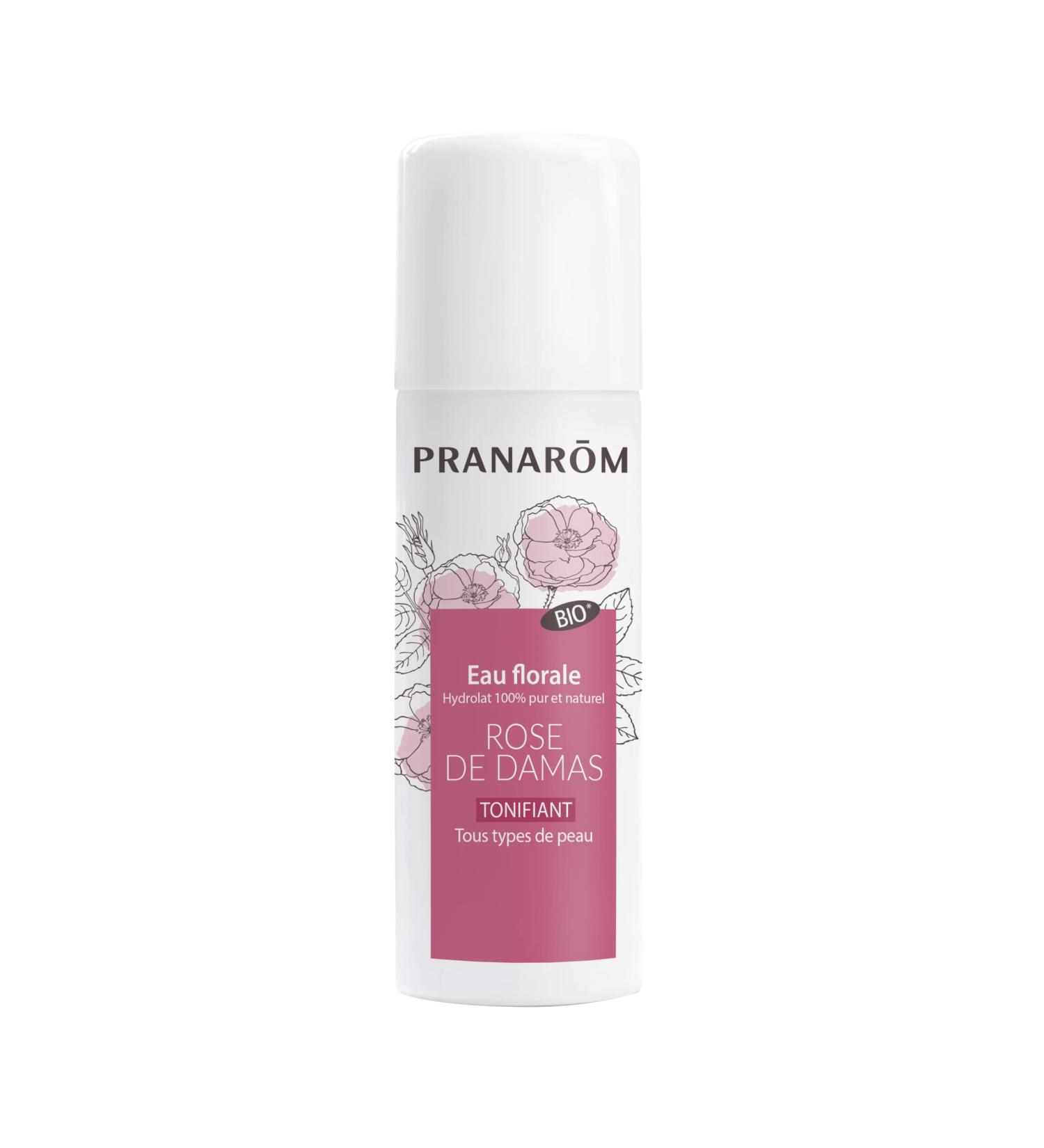  Pranar m PRANAR M - Organic Damascus Rose Floral Water - Travel Size 50 ML - Toning Revives Skin Radiance - 100% Pure and Natural Hydrosol - Buy Online on GoSupps.com