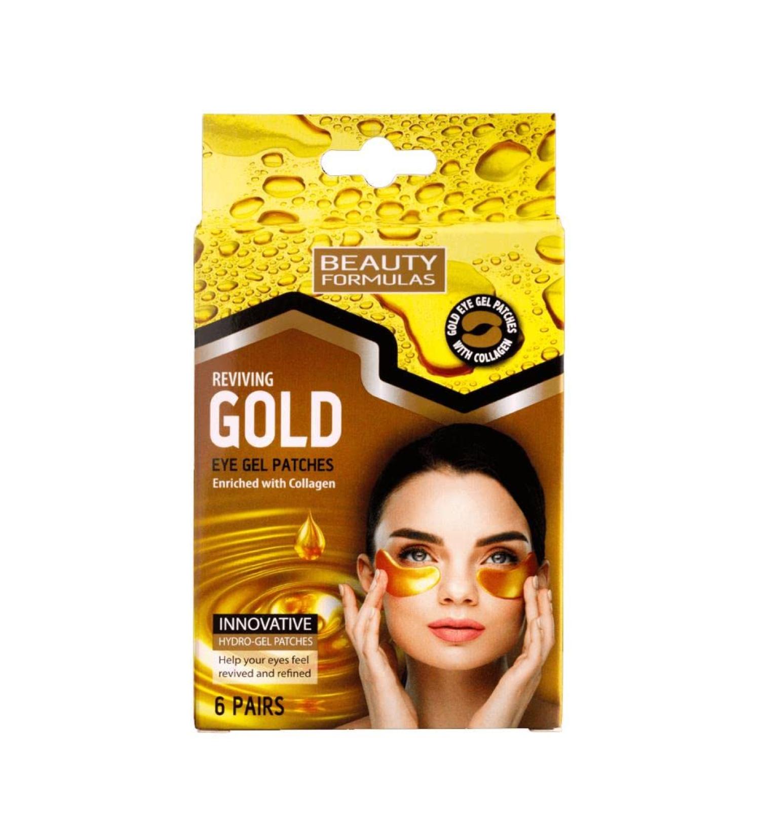 Beauty Formulas Reviving Gold Eye Gel Patches Pair