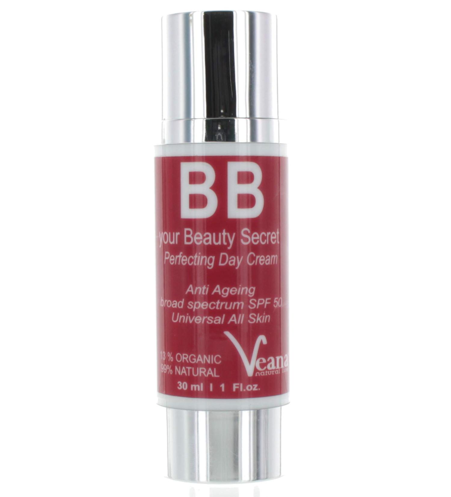 BB Cream SPF 50 - All Natural 30ml | 99% Natural & 13% Organic | Jojoba & Argan Oil | Makeup Concealer Sun Protection - Made in Europe - Buy Online on GoSupps.com