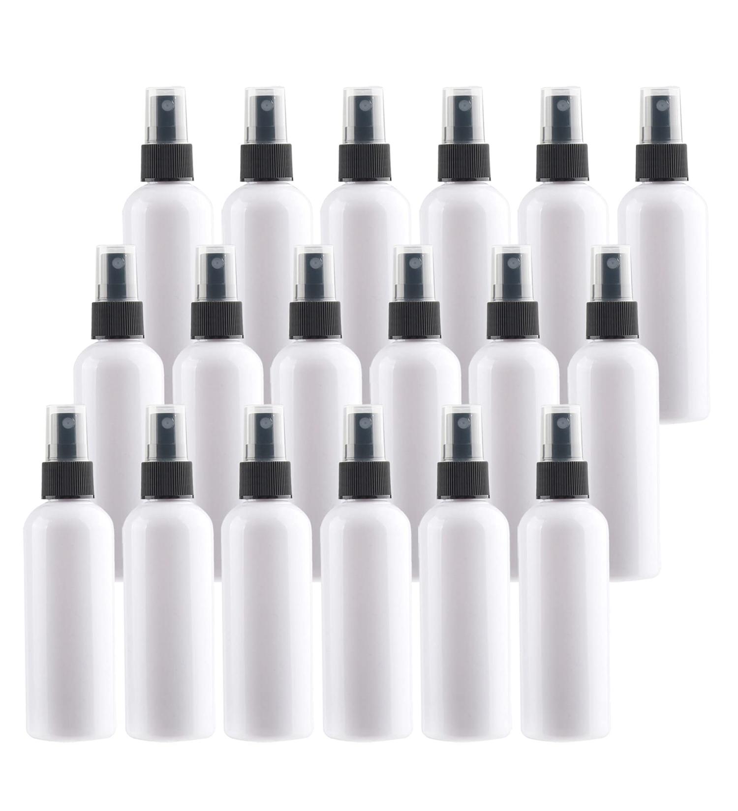TIANZD 100 Pieces Empty 100 ml White PET Plastic Fine Mist Pump Spray Bottles with Black Top Portable Sprayer for Perfume Water Cosmetic Travel Containers Refillable 2x Funnel - Buy Online on GoSupps.com