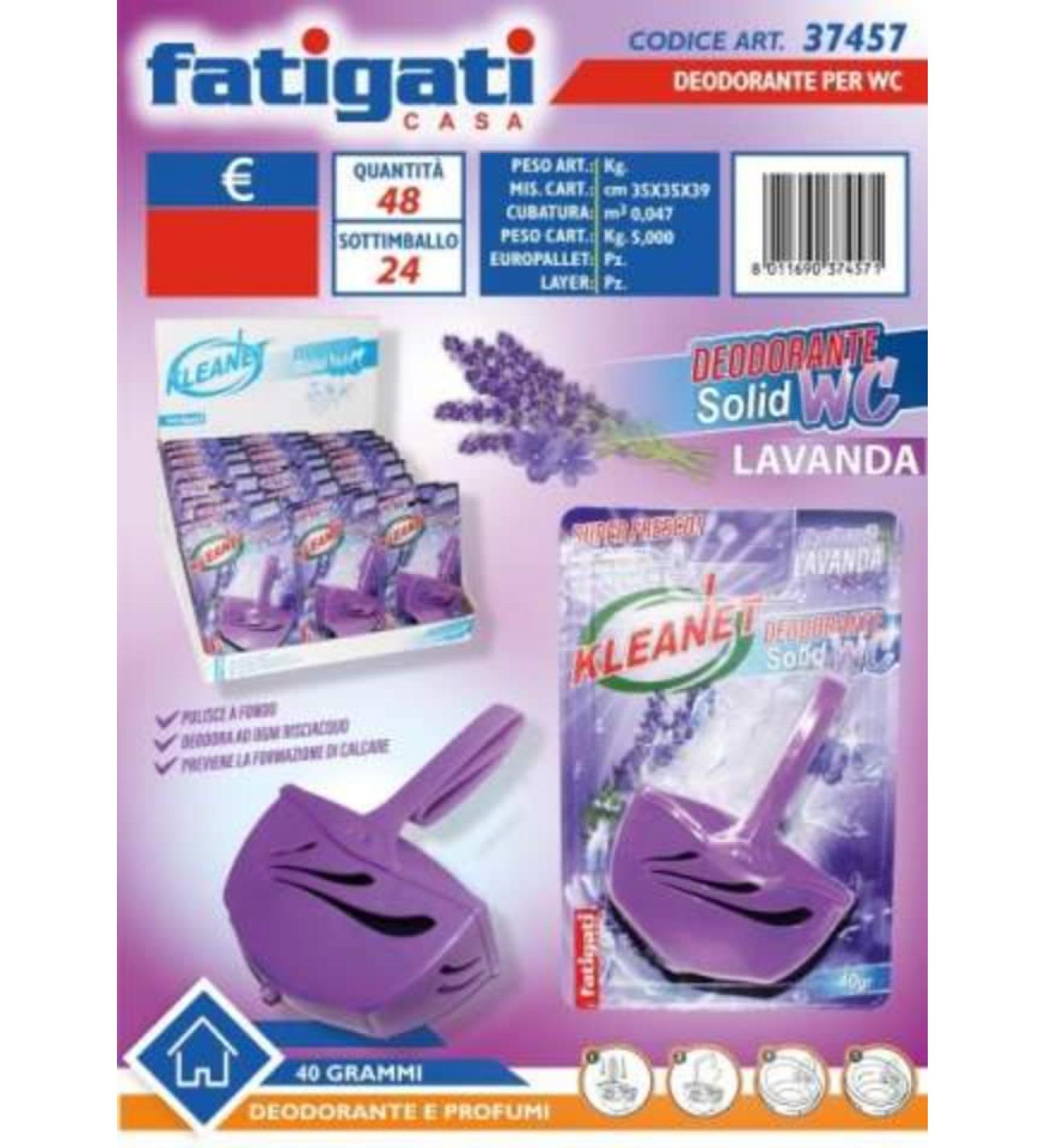 FATIGATI SRL Toilet deodorant 40g lavender 37457 as pictured