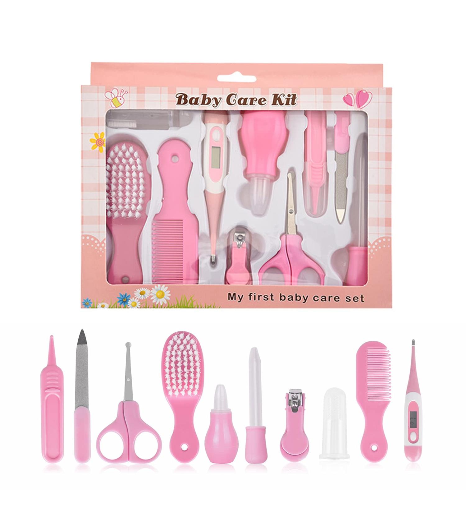 RoseFlower Baby Grooming Kit - Newborn Healthcare Essentials for Daily Care | Portable Nursery Toiletry Set for Infants, Toddlers - Travelling & Home Use - Buy Online on GoSupps.com