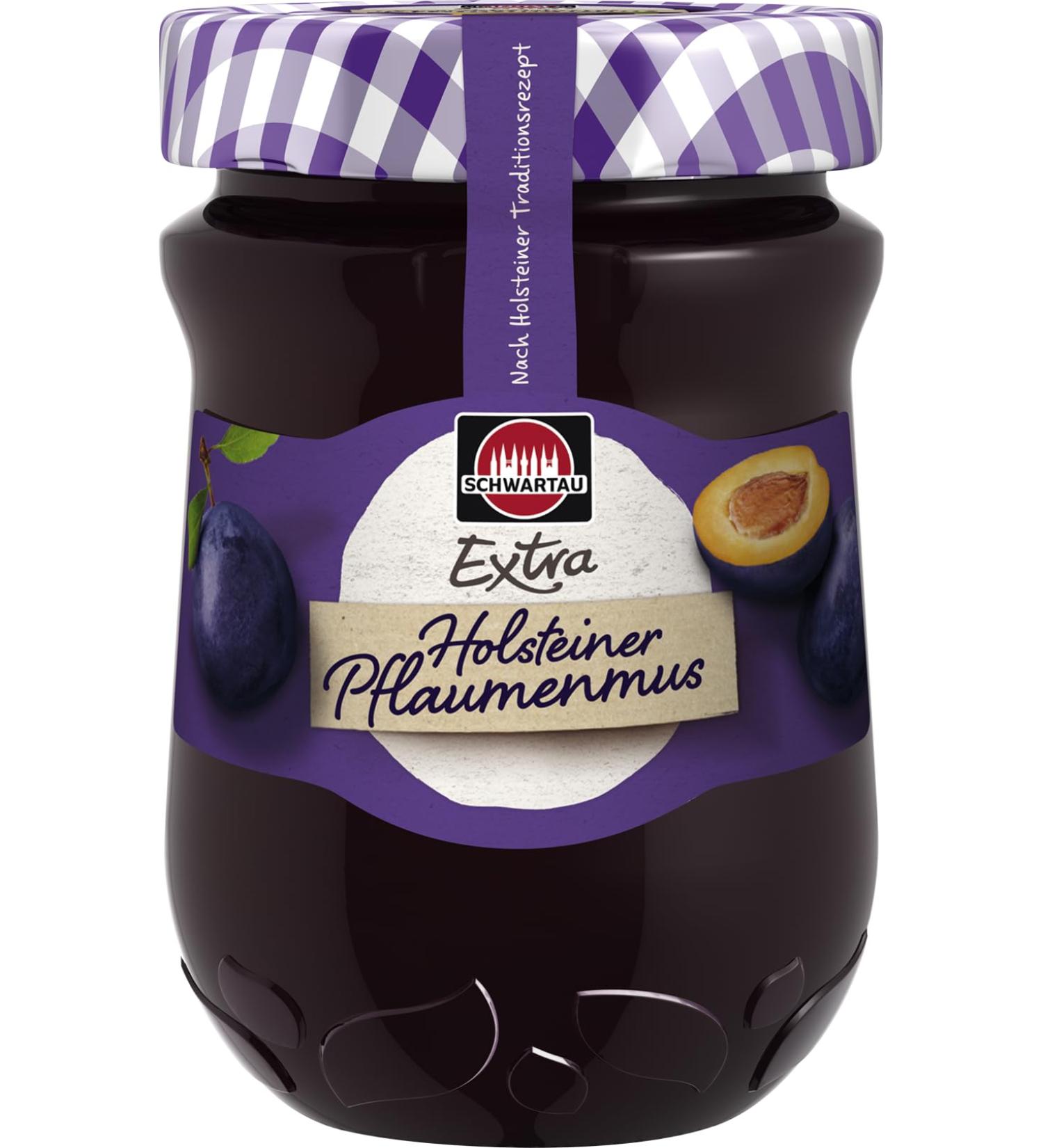 Schwartauer Extra Holstein Plum Jam 330g - Premium International Shipping - Buy Online on GoSupps.com